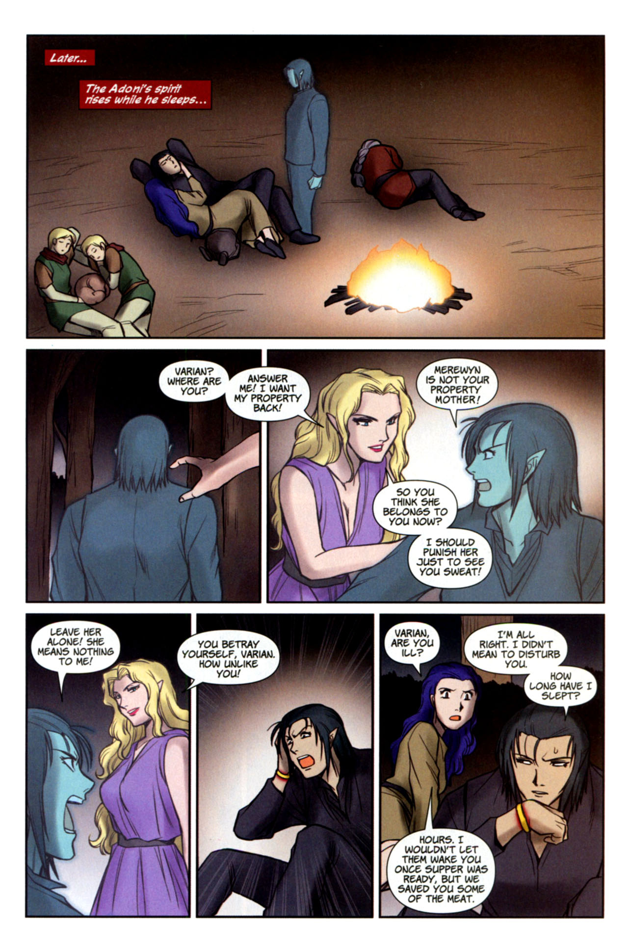 Read online Lords of Avalon: Knight of Darkness comic -  Issue #4 - 17