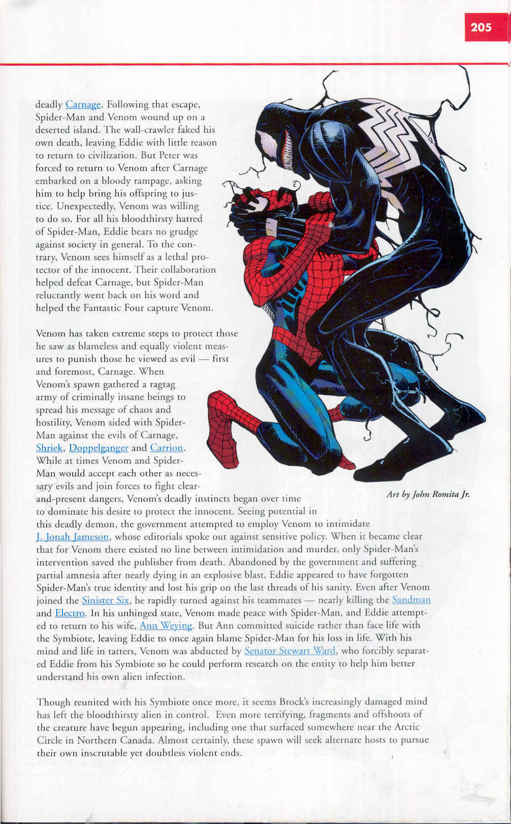 Read online Marvel Encyclopedia comic -  Issue # TPB 4 - 204
