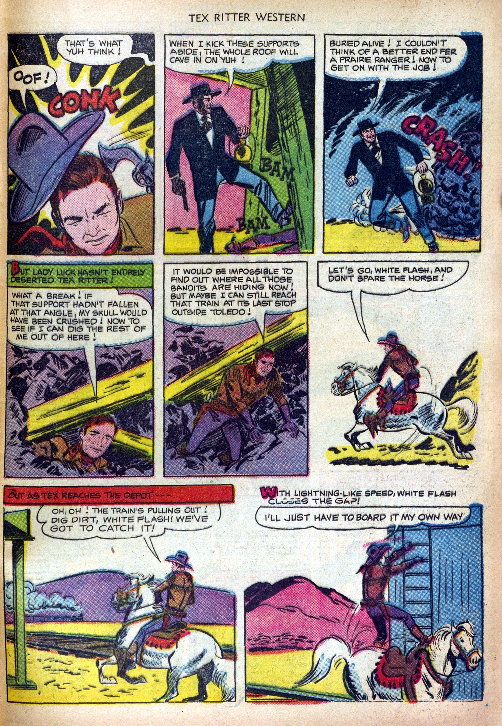 Read online Tex Ritter Western comic -  Issue #12 - 33