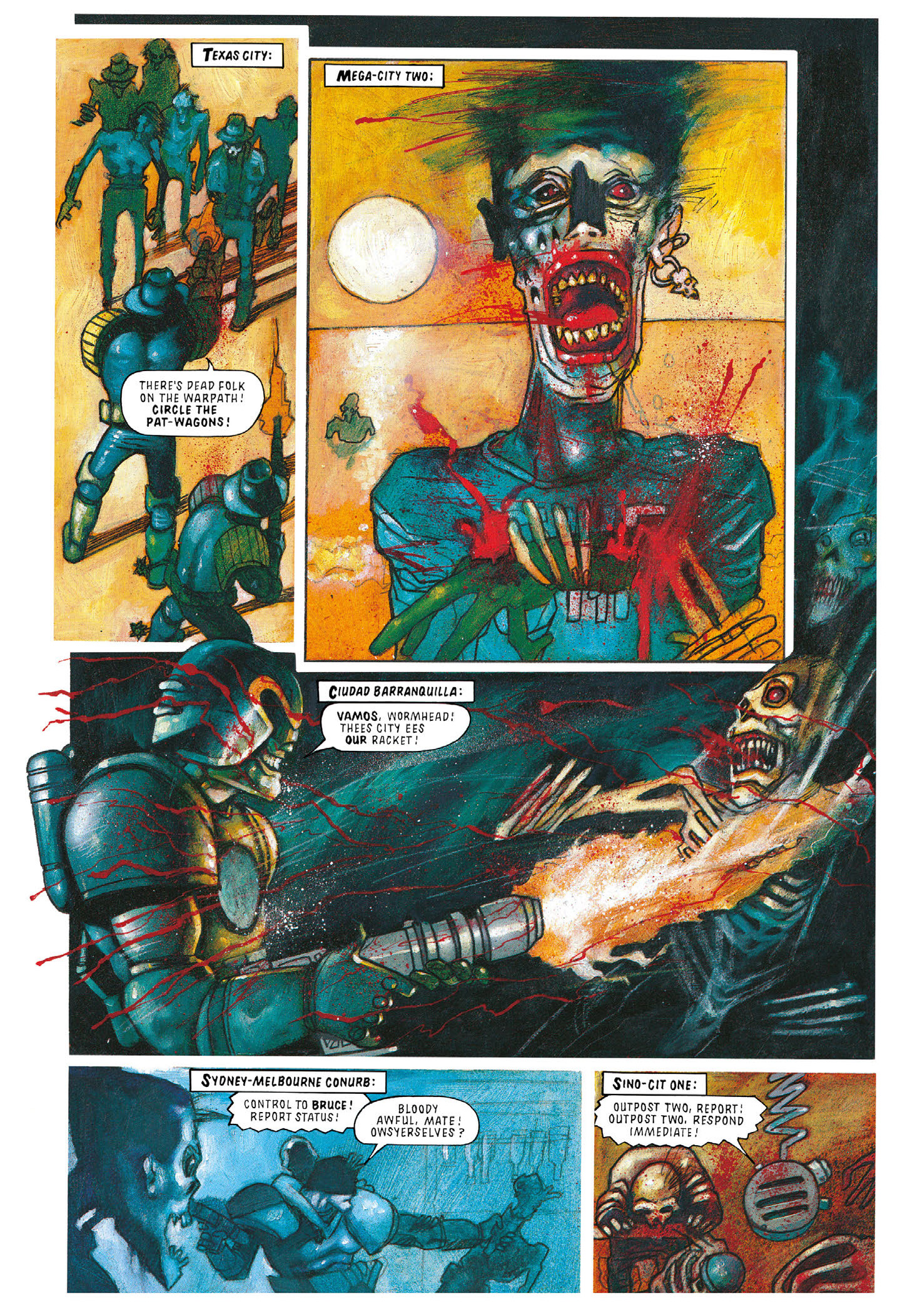 Read online Essential Judge Dredd: Judgement Day comic -  Issue # TPB - 43