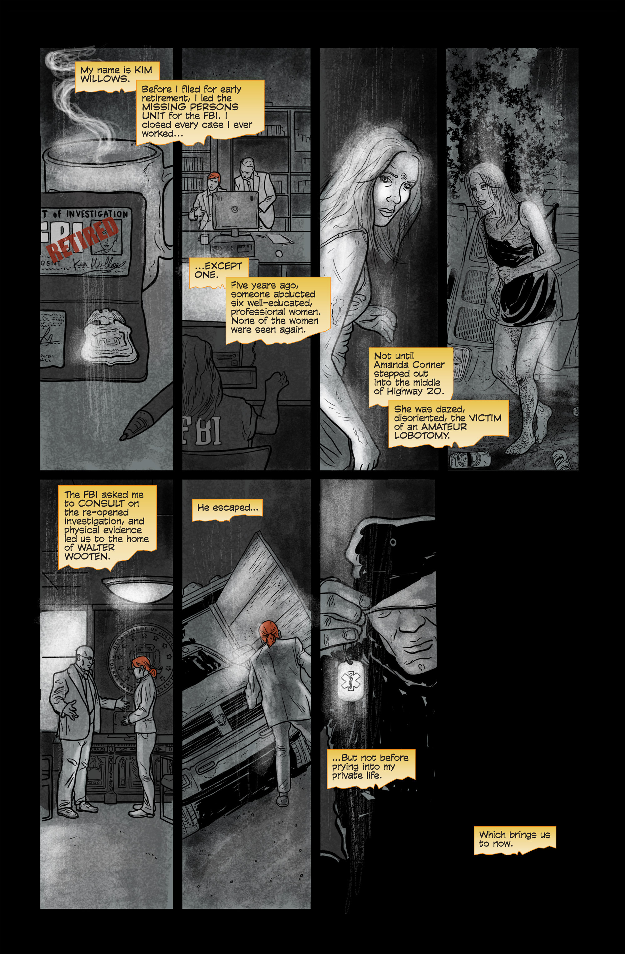 Read online Missing: A Kim Willows Mystery comic -  Issue #3 - 3