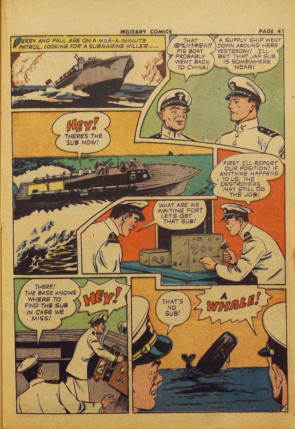 Read online Military Comics comic -  Issue #22 - 43