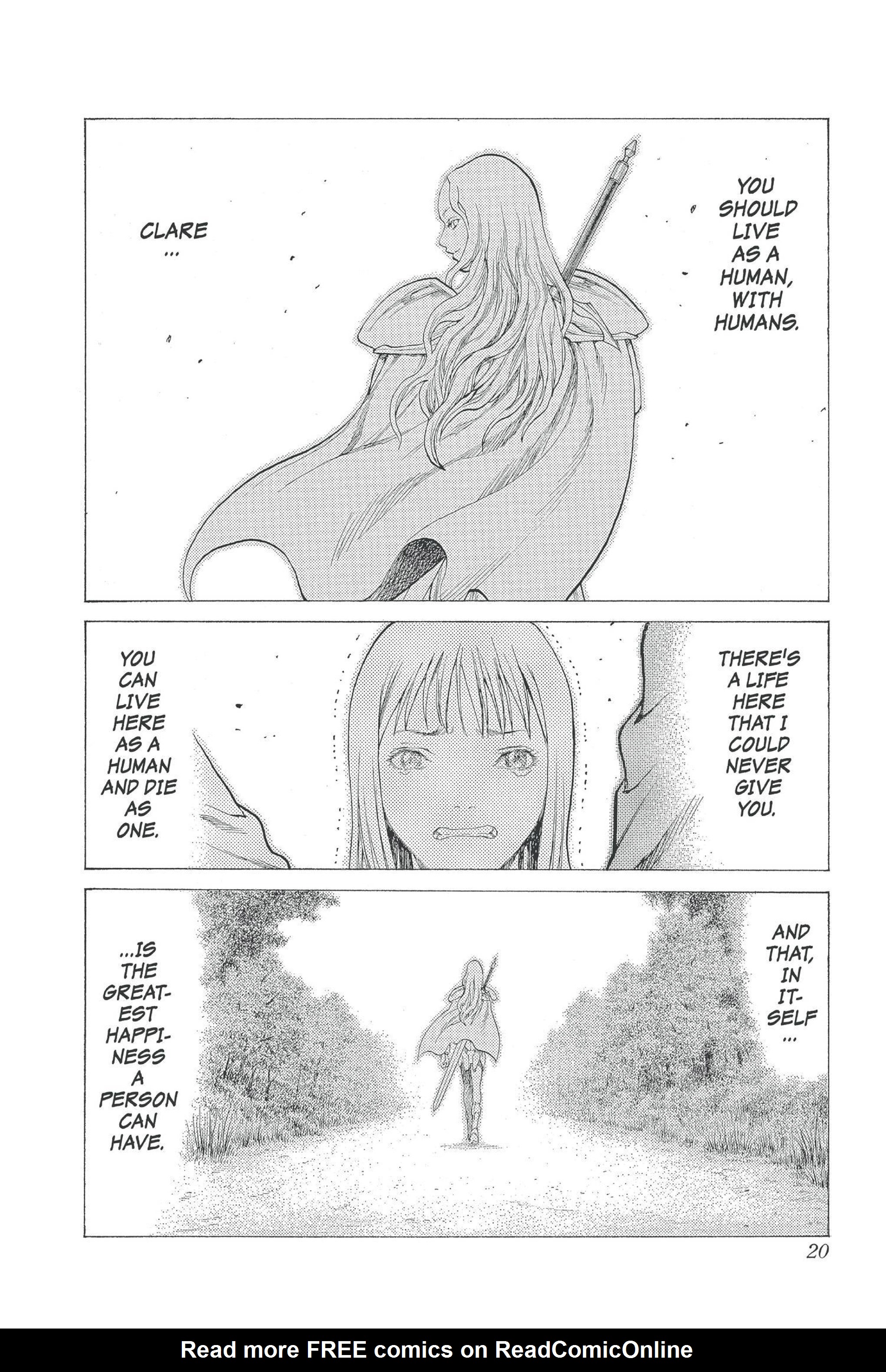 Read online Claymore comic -  Issue #4 - 19