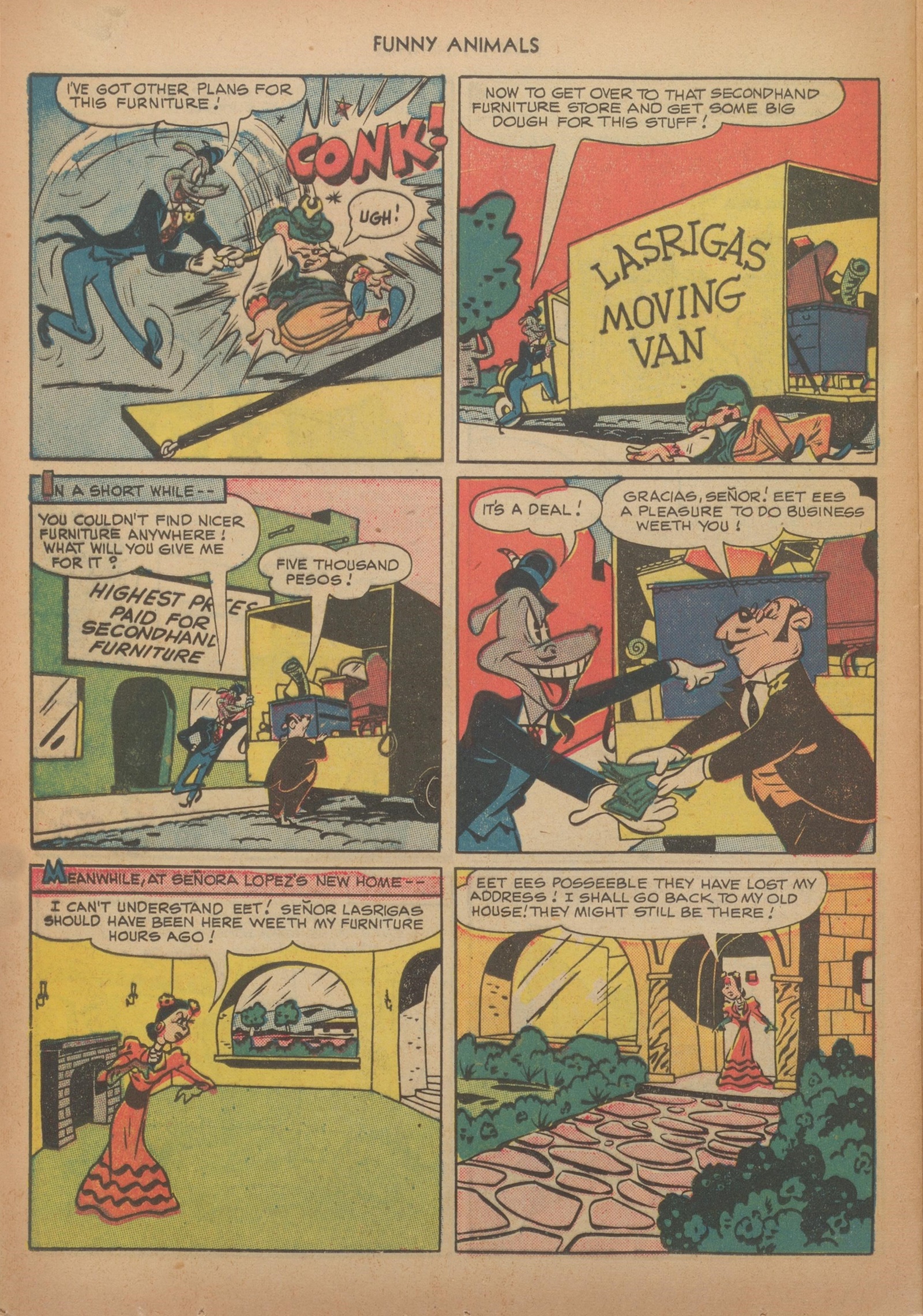 Read online Fawcett's Funny Animals comic -  Issue #66 - 24