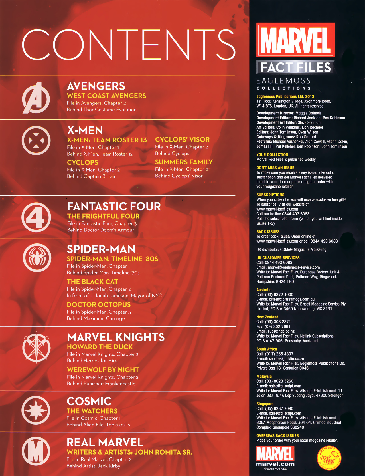 Read online Marvel Fact Files comic -  Issue #13 - 2