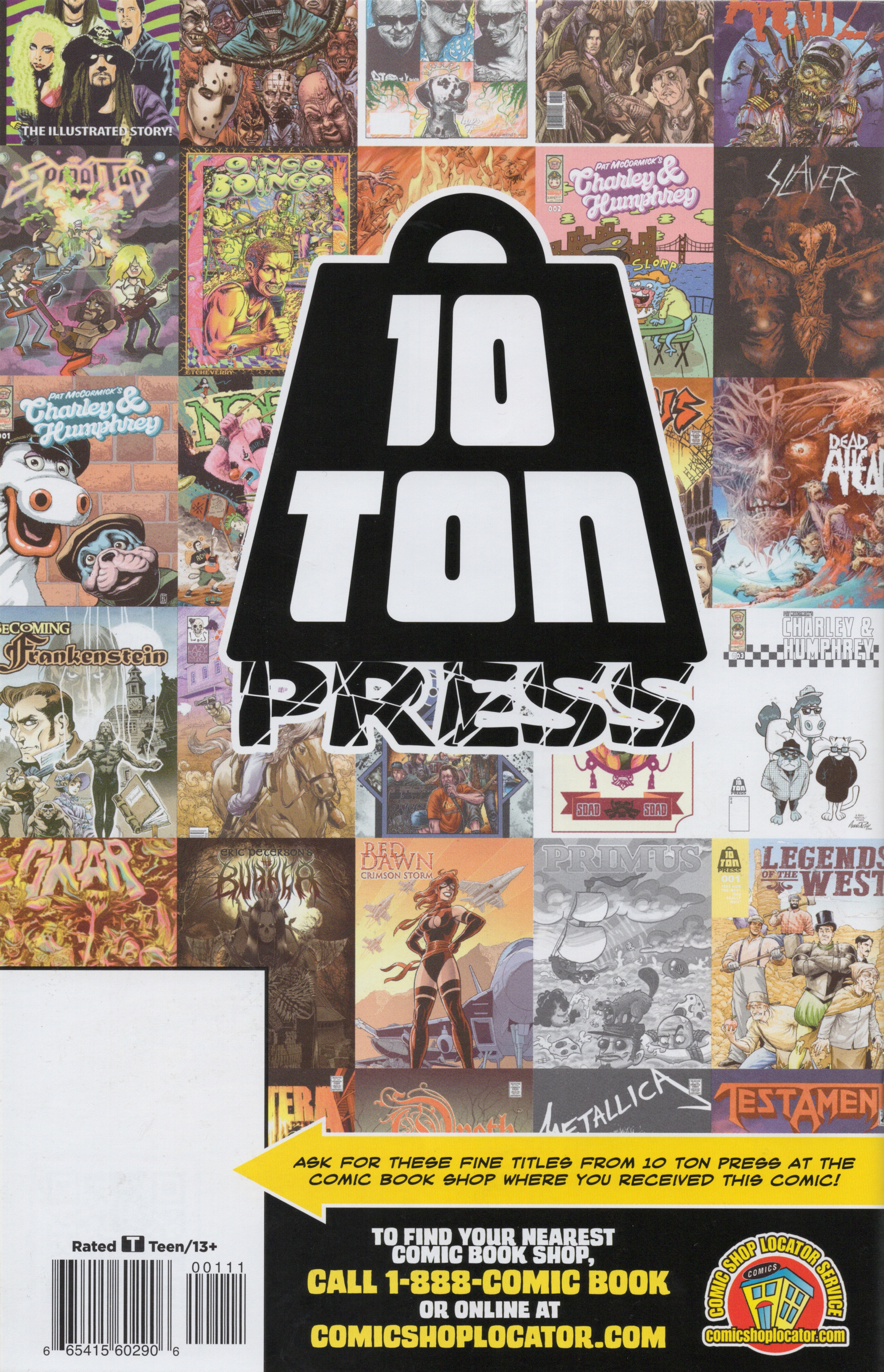 Read online Free Comic Book Day 2022 comic -  Issue # 10 Ton Press 10 Ton Tales - 36