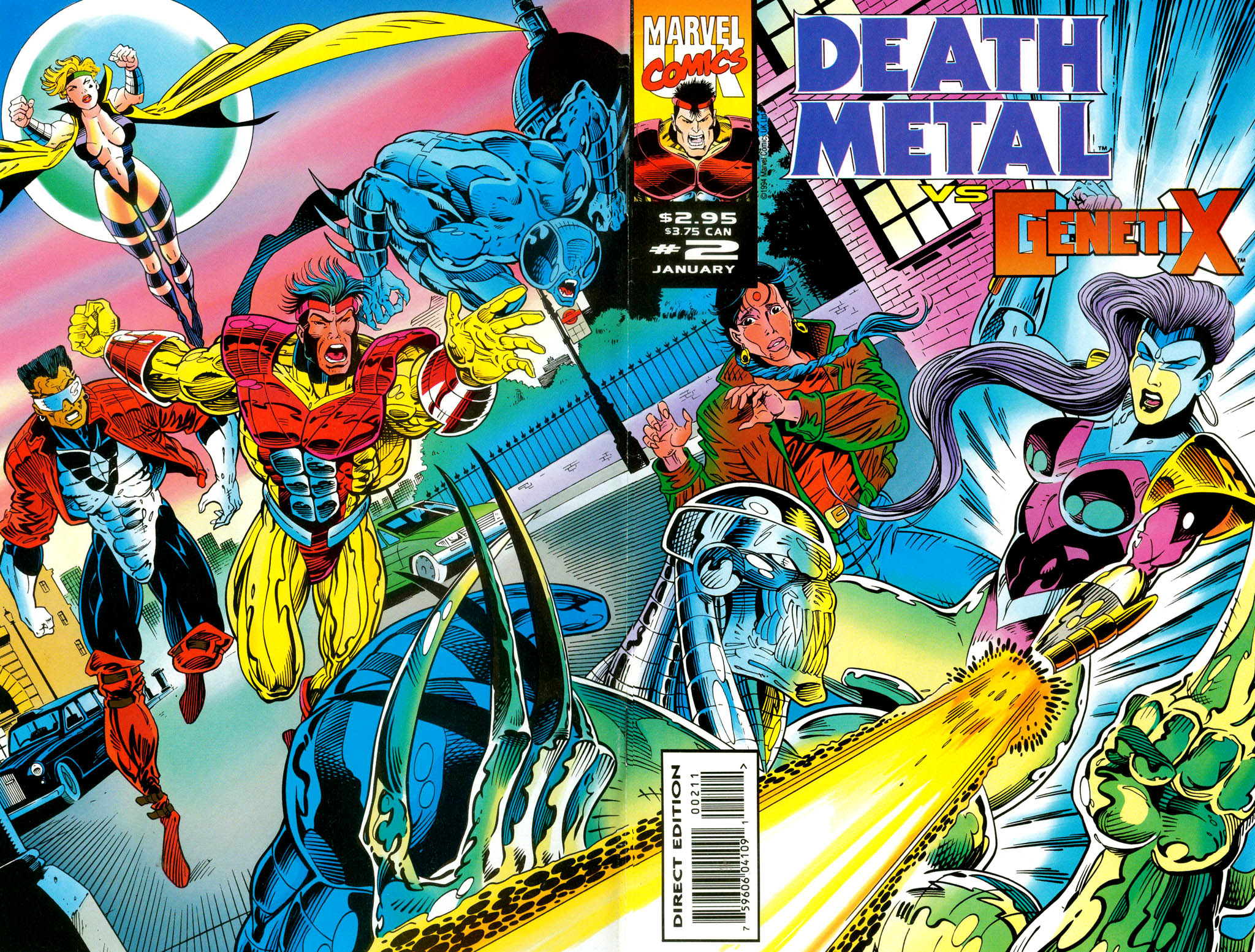 Read online Death Metal vs. Genetix comic -  Issue #2 - 1