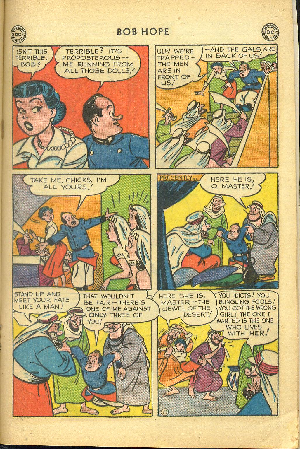 Read online The Adventures of Bob Hope comic -  Issue #10 - 37