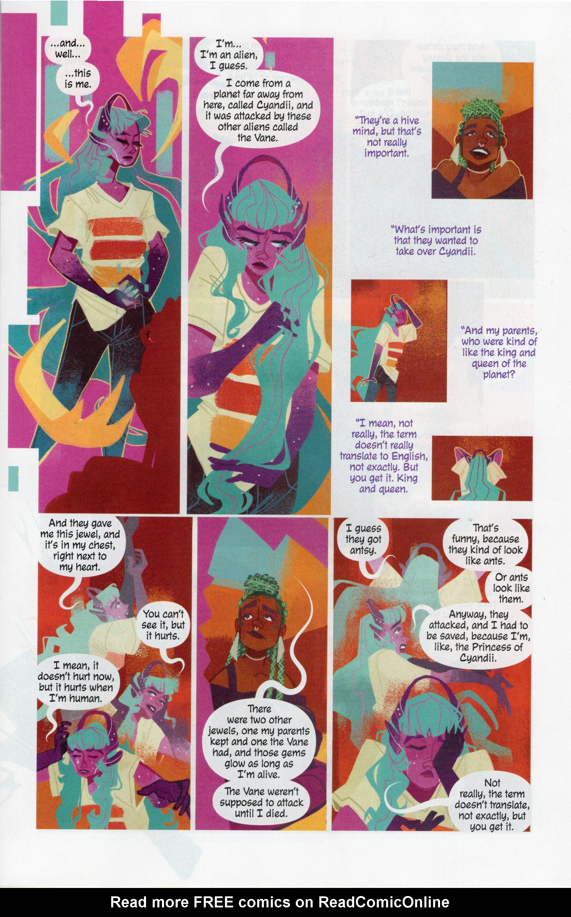 Read online Free Comic Book Day 2022 comic -  Issue # DC Galaxy The Prettiest Star - 9