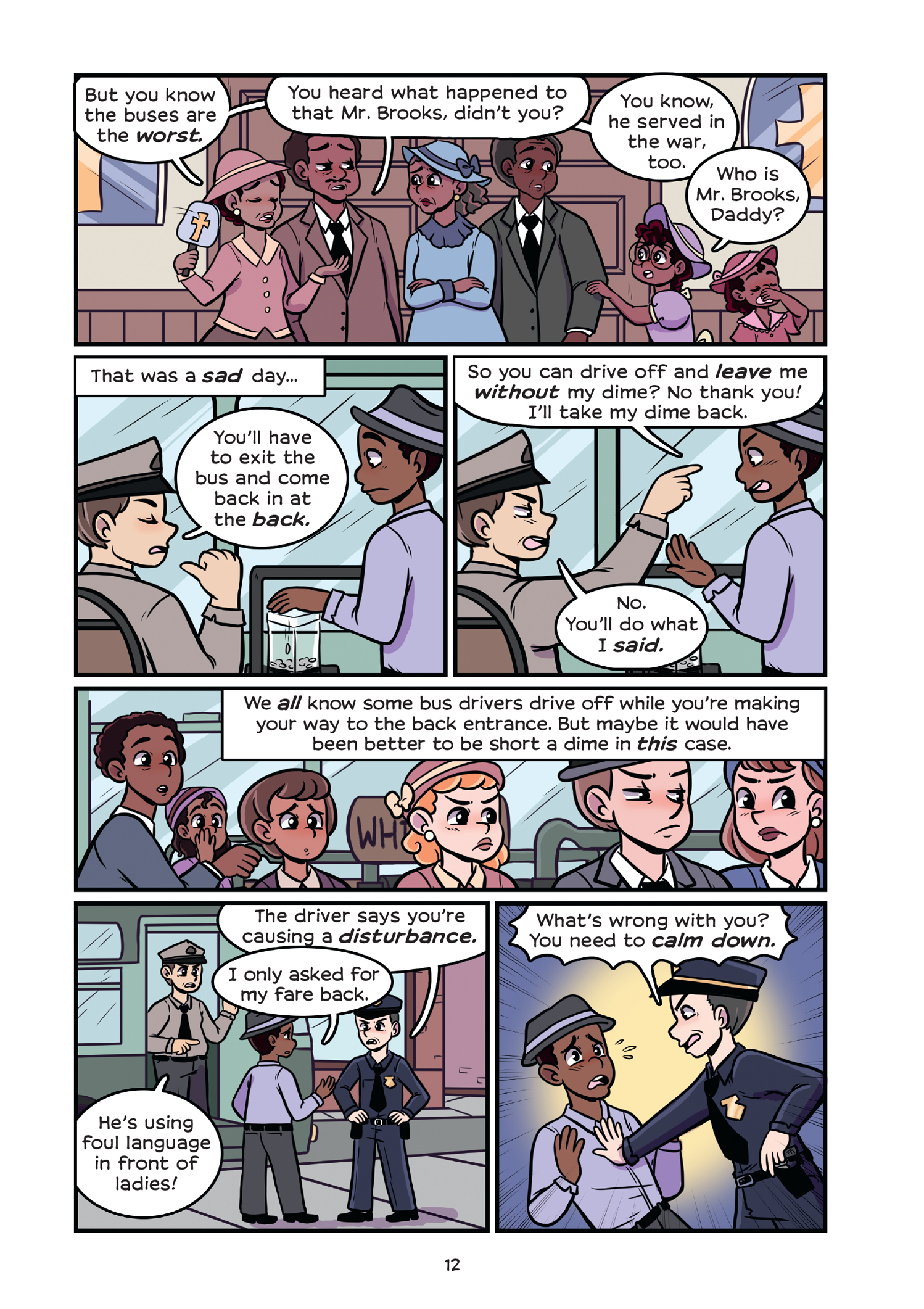 Read online History Comics comic -  Issue # Rosa Parks & Claudette Colvin - Civil Rights Heroes - 18