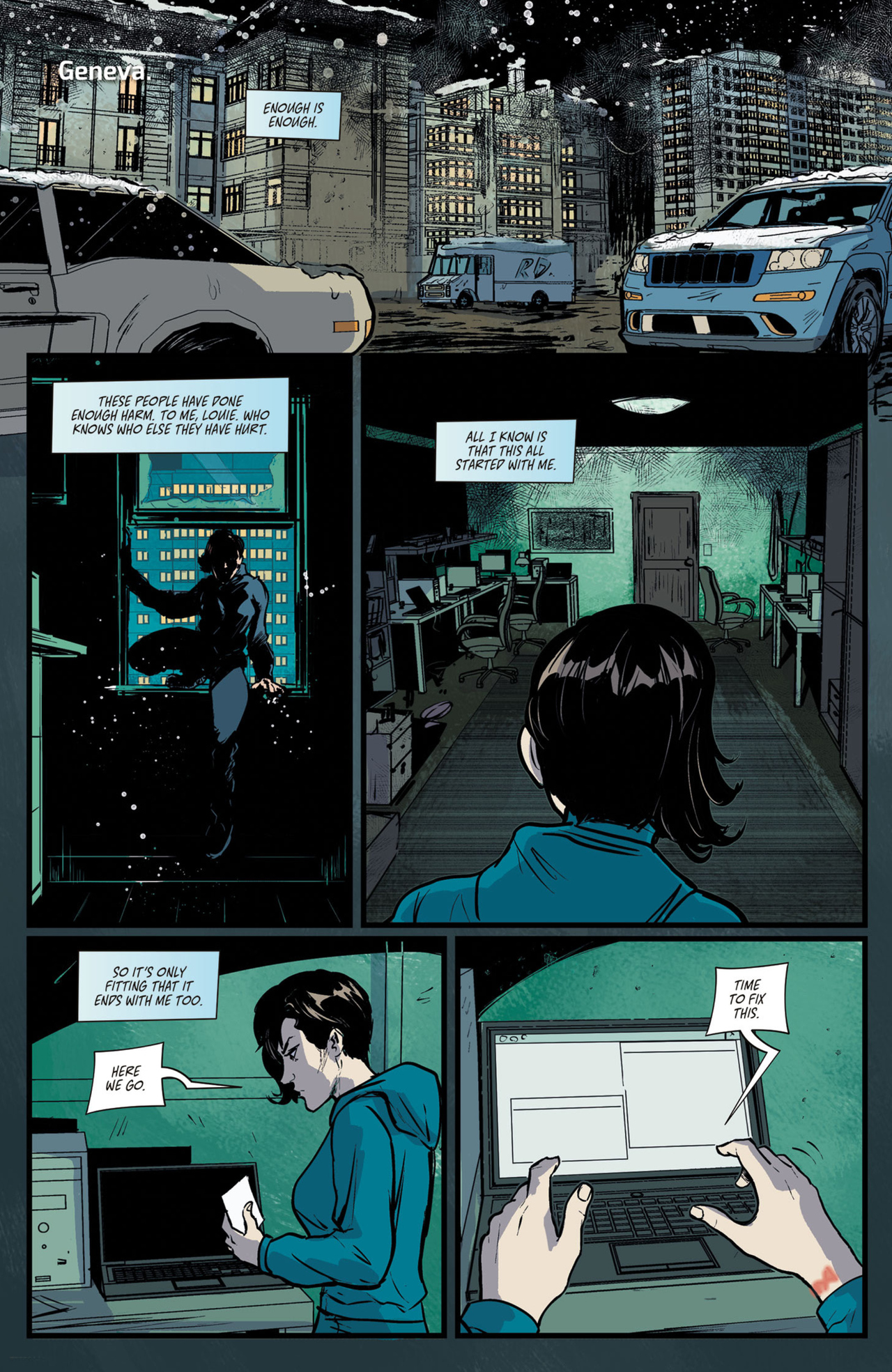 Read online Zero Day Threat comic -  Issue #5 - 16