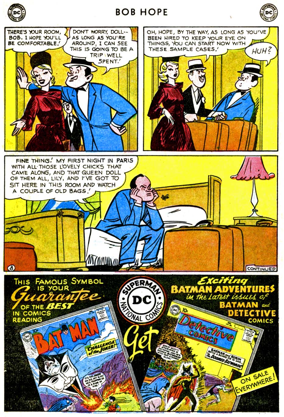Read online The Adventures of Bob Hope comic -  Issue #66 - 10