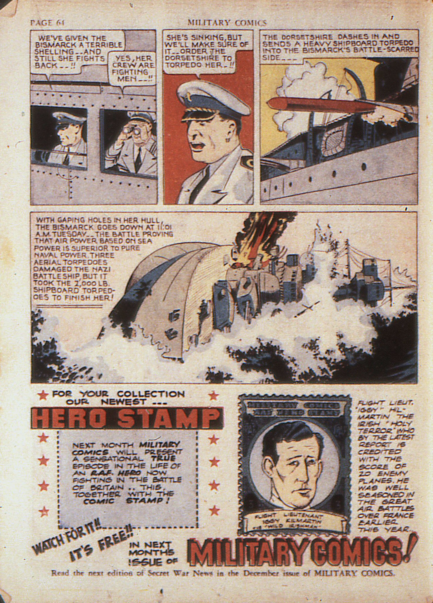 Read online Military Comics comic -  Issue #4 - 66