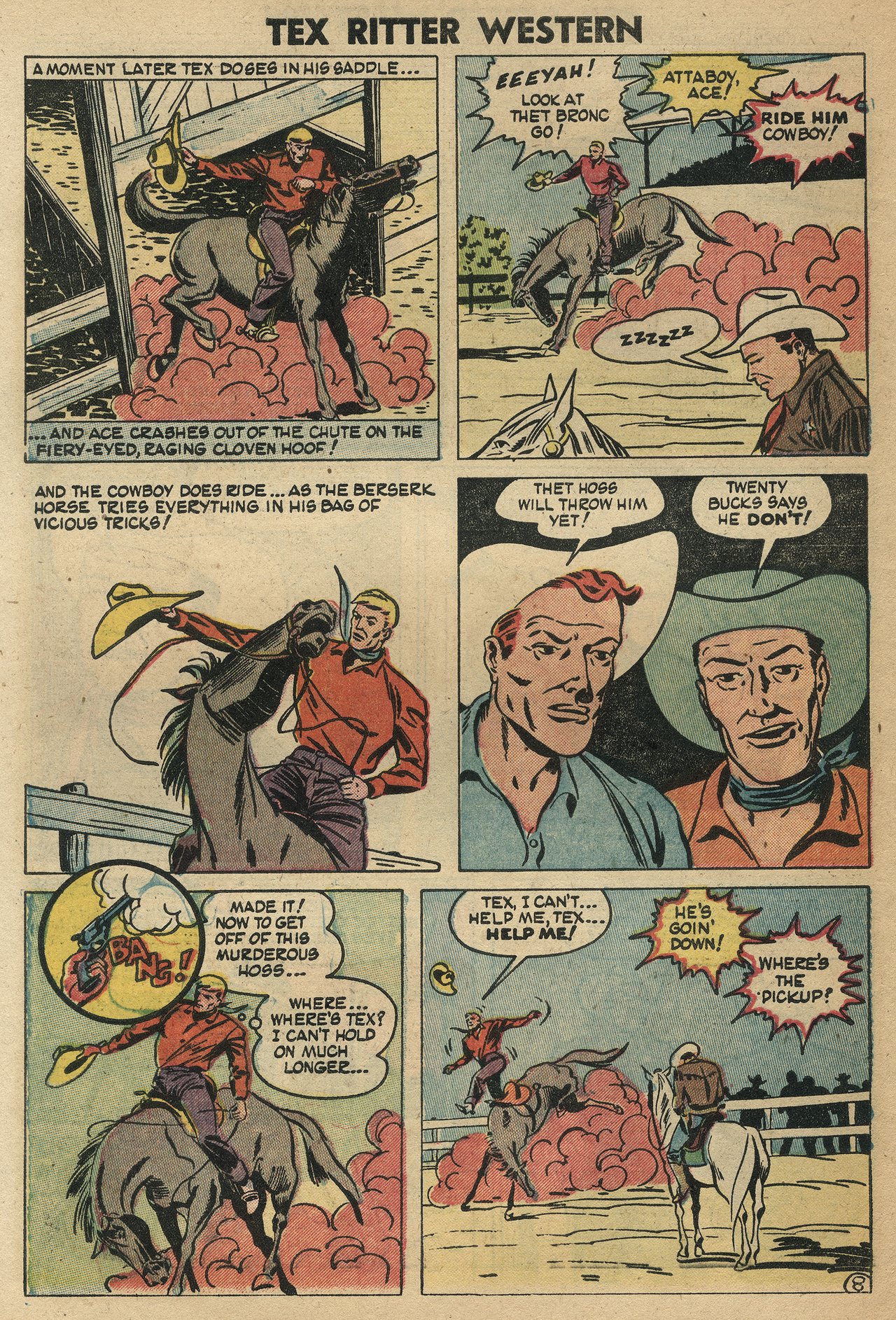 Read online Tex Ritter Western comic -  Issue #21 - 10