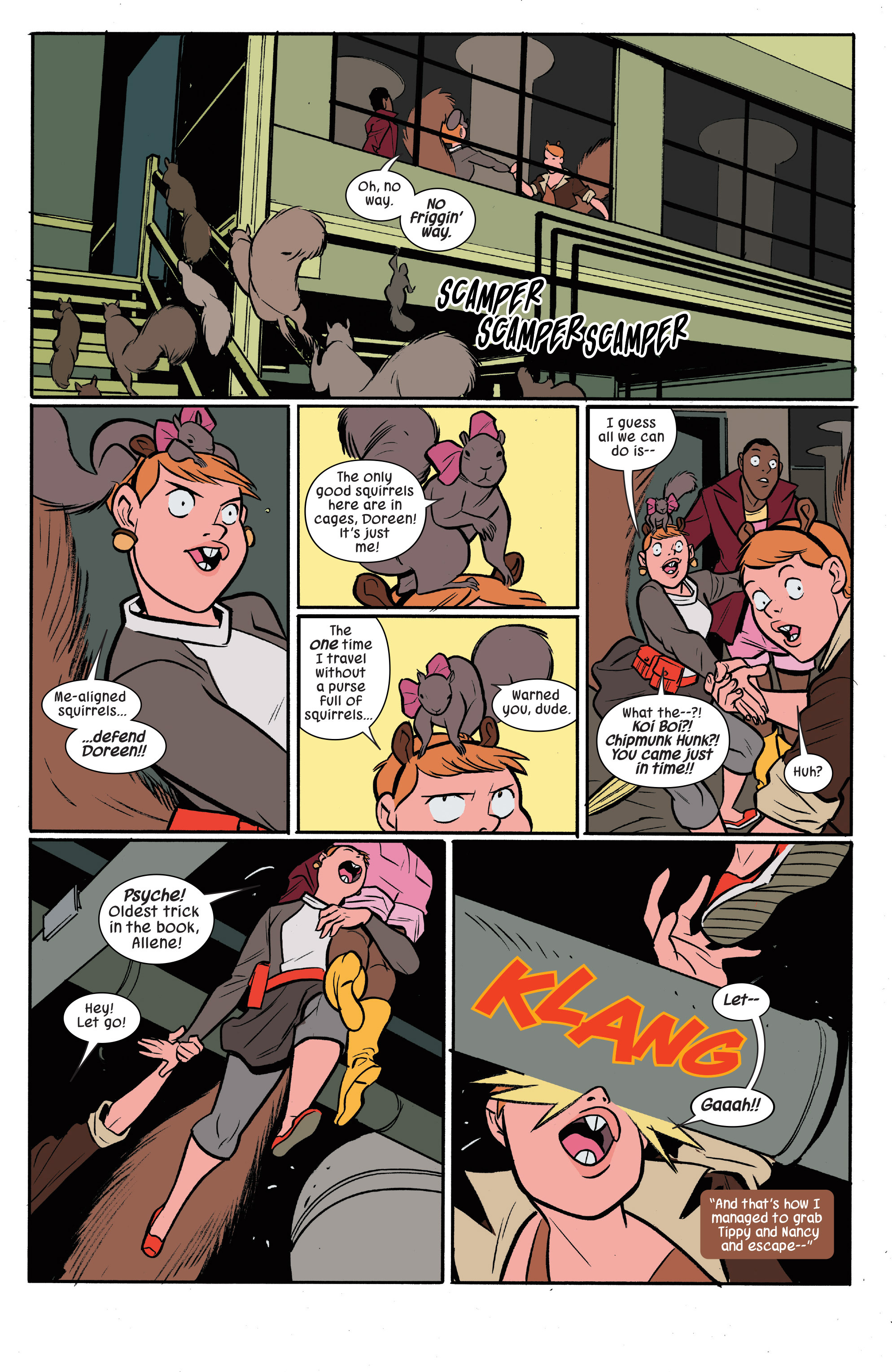 Read online The Unbeatable Squirrel Girl Beats Up the Marvel Universe comic -  Issue # TPB - 52