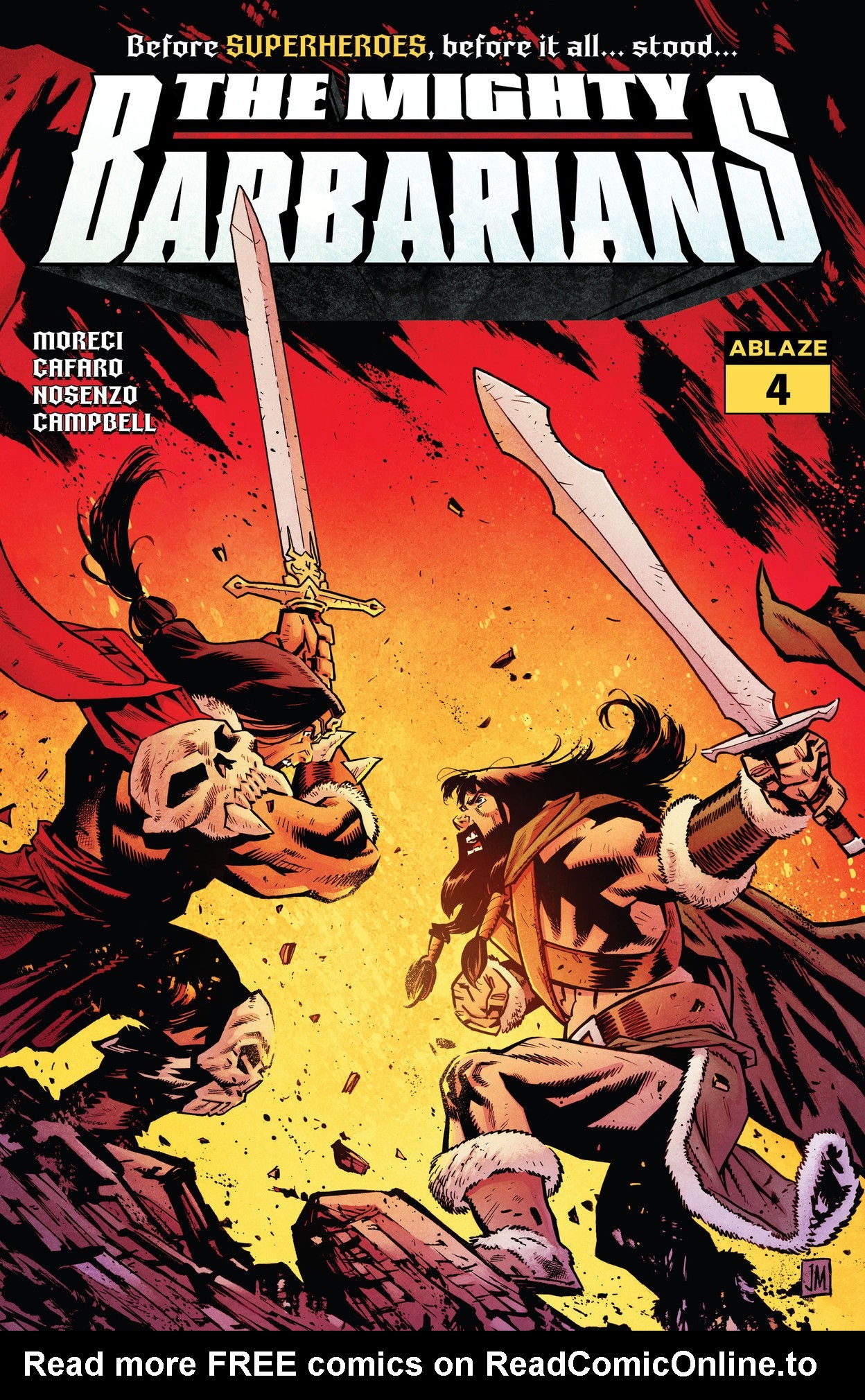 Read online The Mighty Barbarians comic -  Issue #4 - 1