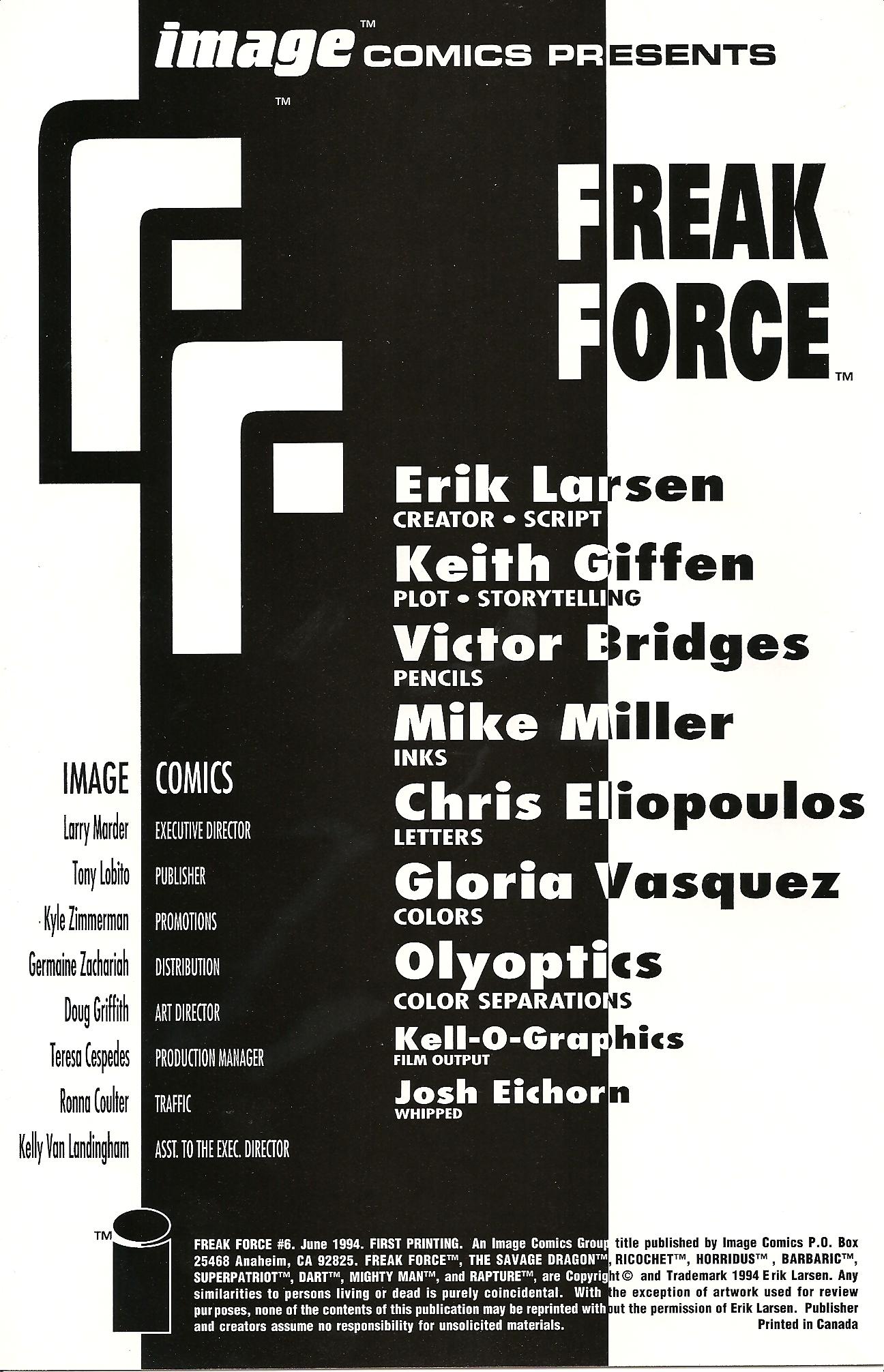 Read online Freak Force (1993) comic -  Issue #6 - 3