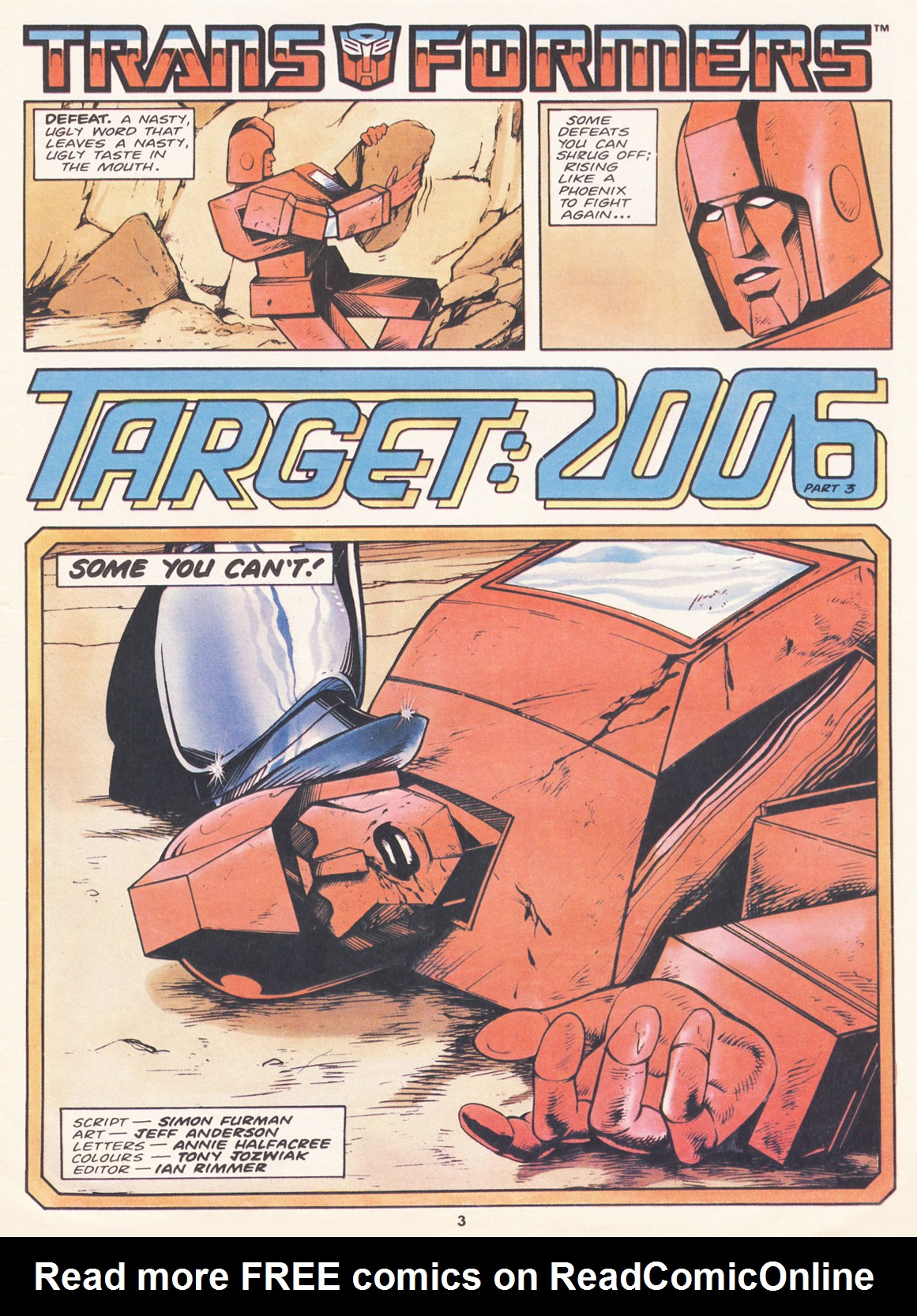 Read online The Transformers (UK) comic -  Issue #81 - 3
