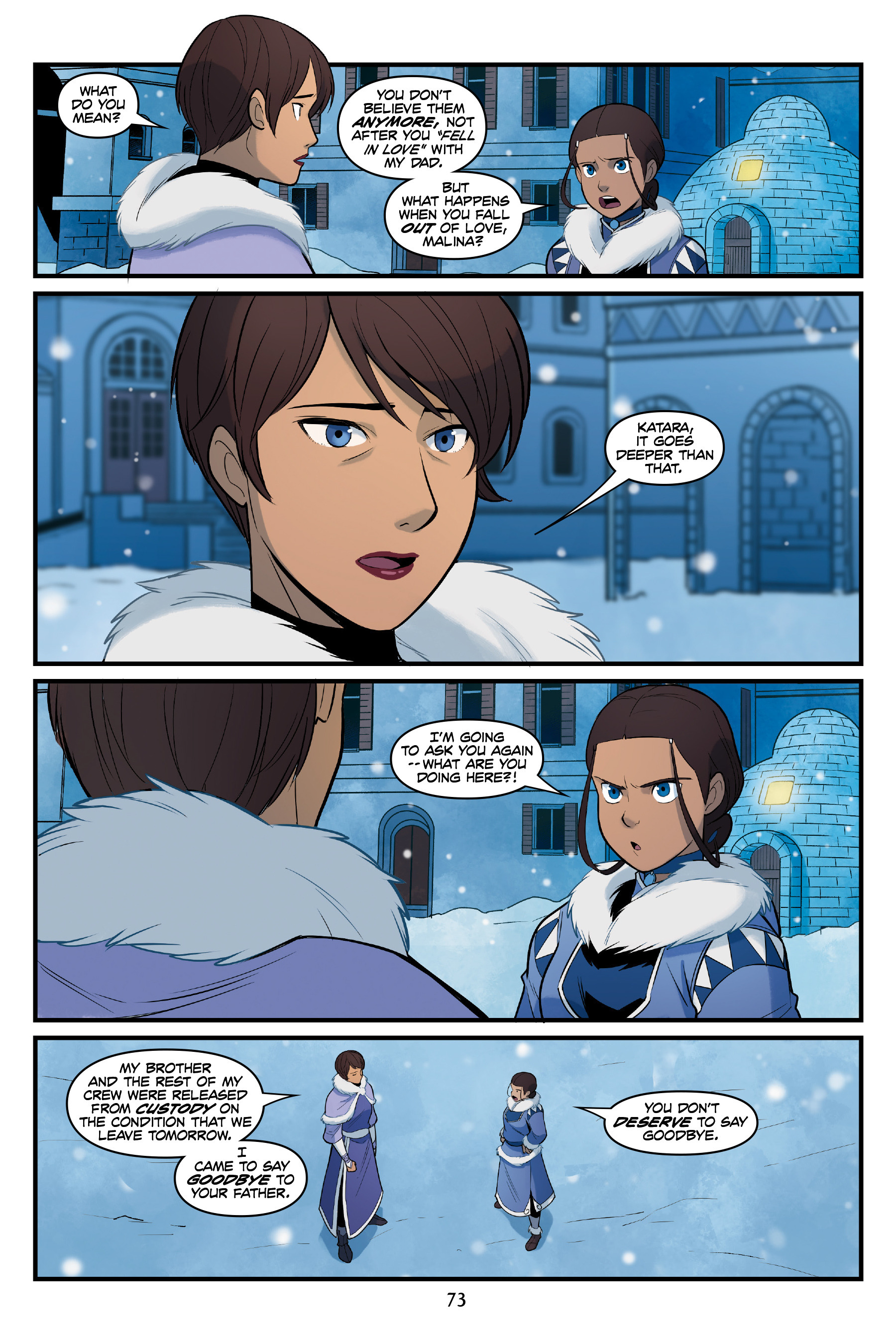 Read online Nickelodeon Avatar: The Last Airbender - North and South comic -  Issue #2 - 73