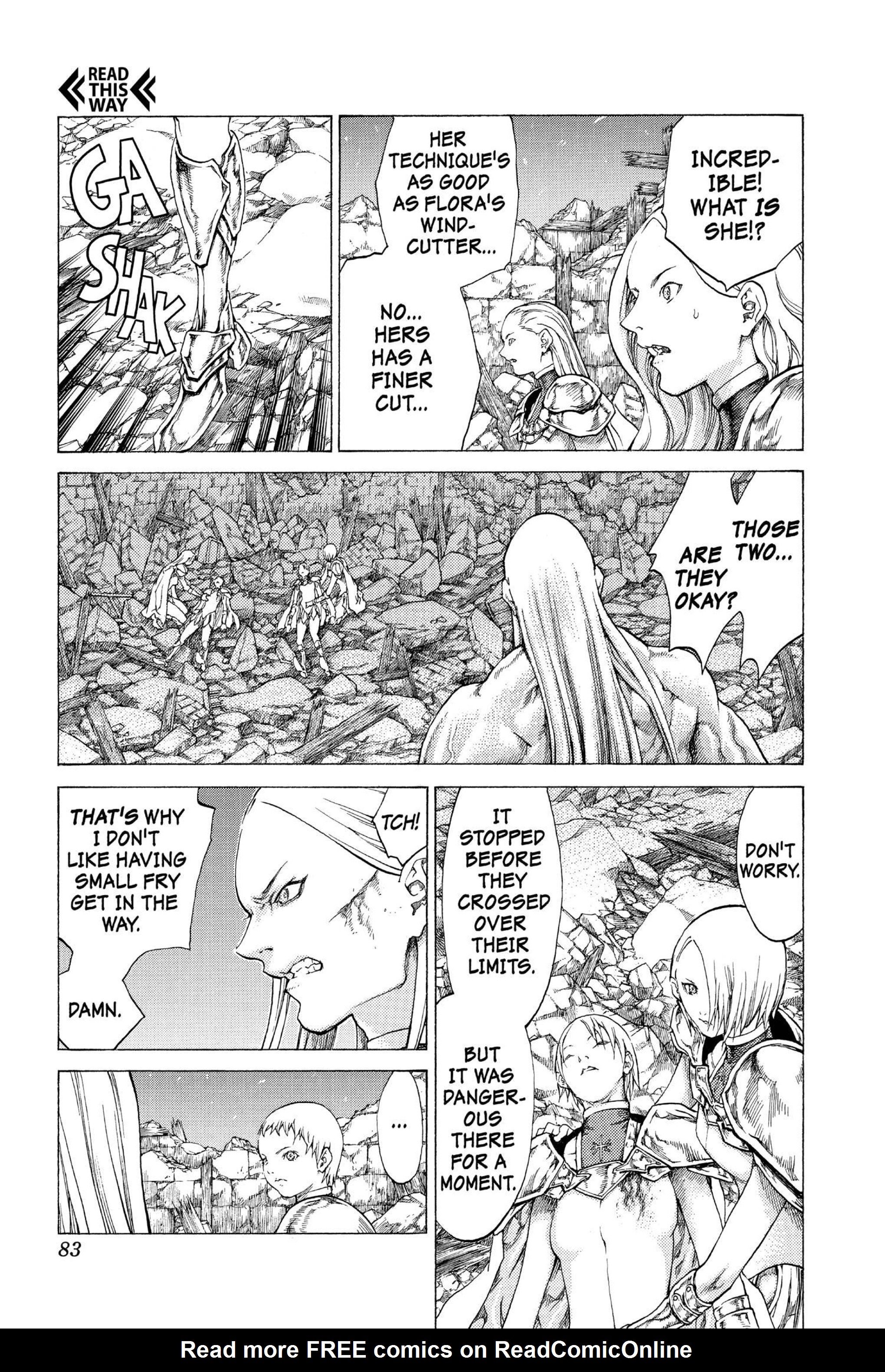 Read online Claymore comic -  Issue #10 - 76