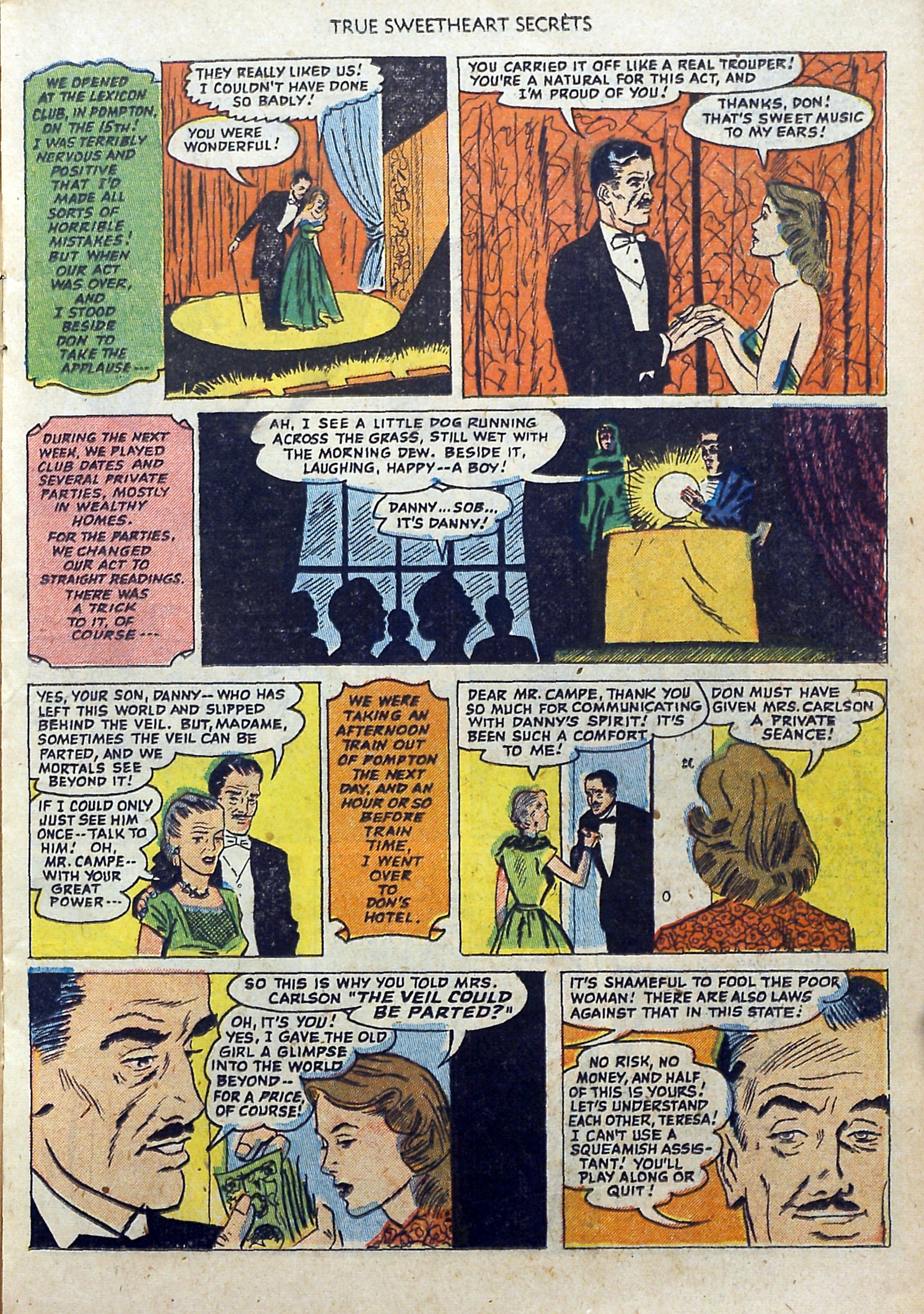 Read online True Sweetheart Secrets comic -  Issue #6 - 17