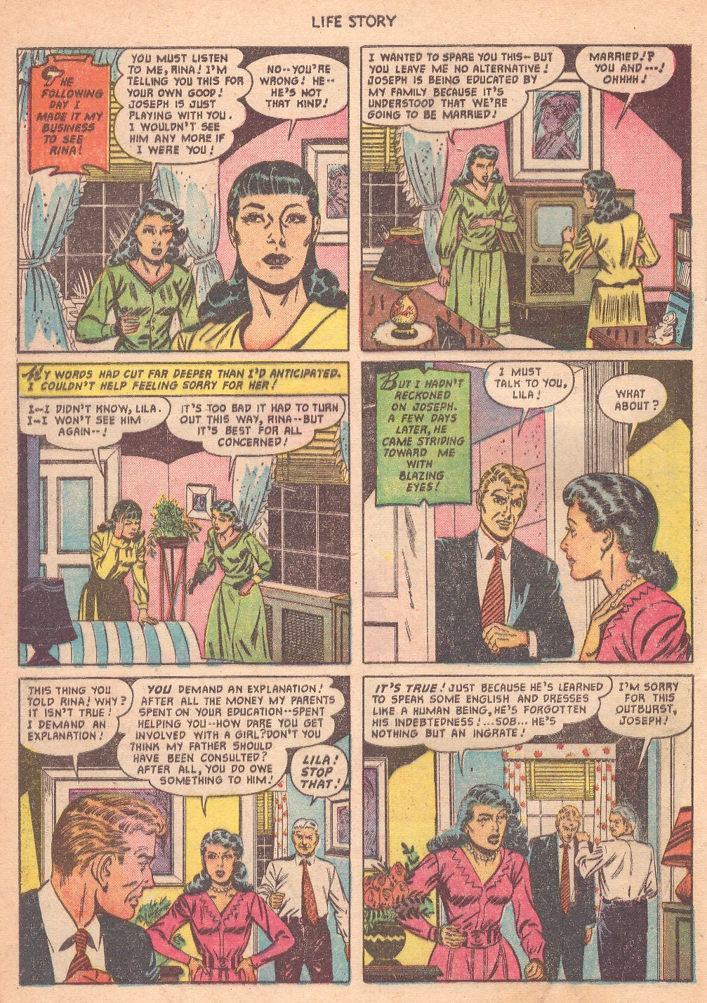 Read online Life Story comic -  Issue #30 - 19