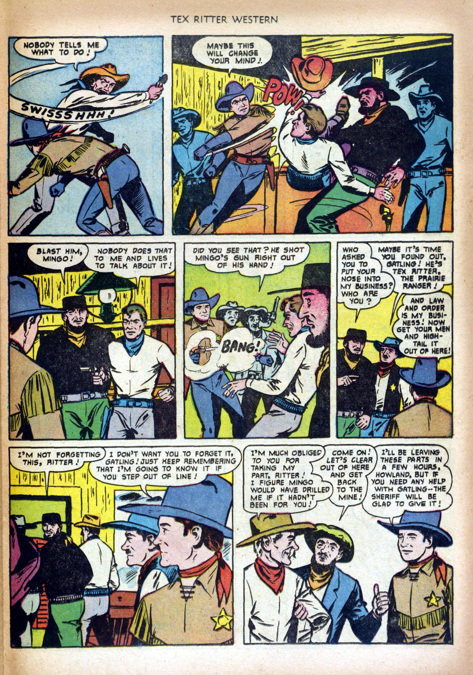 Read online Tex Ritter Western comic -  Issue #5 - 25