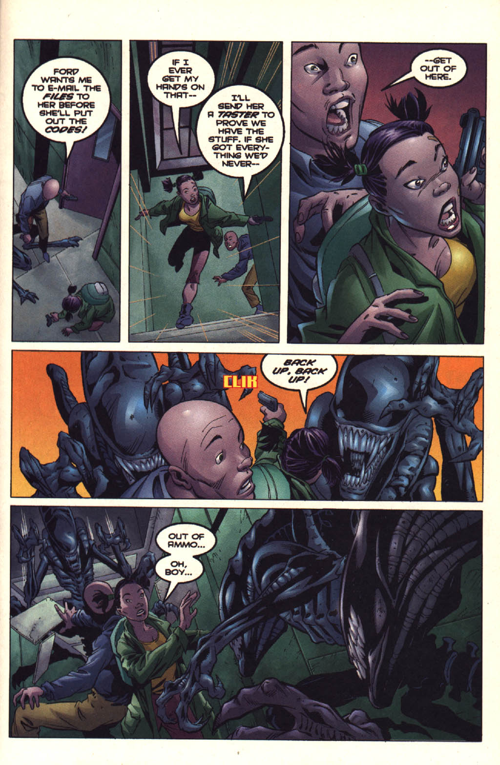 Read online Aliens vs. Predator: Xenogenesis comic -  Issue #2 - 25