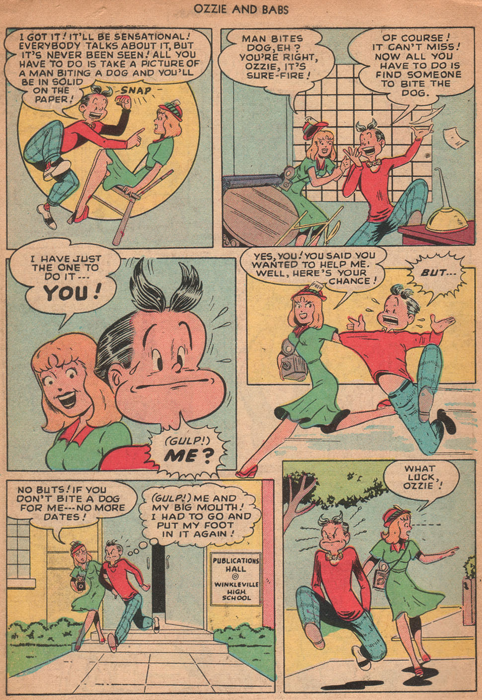 Read online Ozzie And Babs comic -  Issue #8 - 6