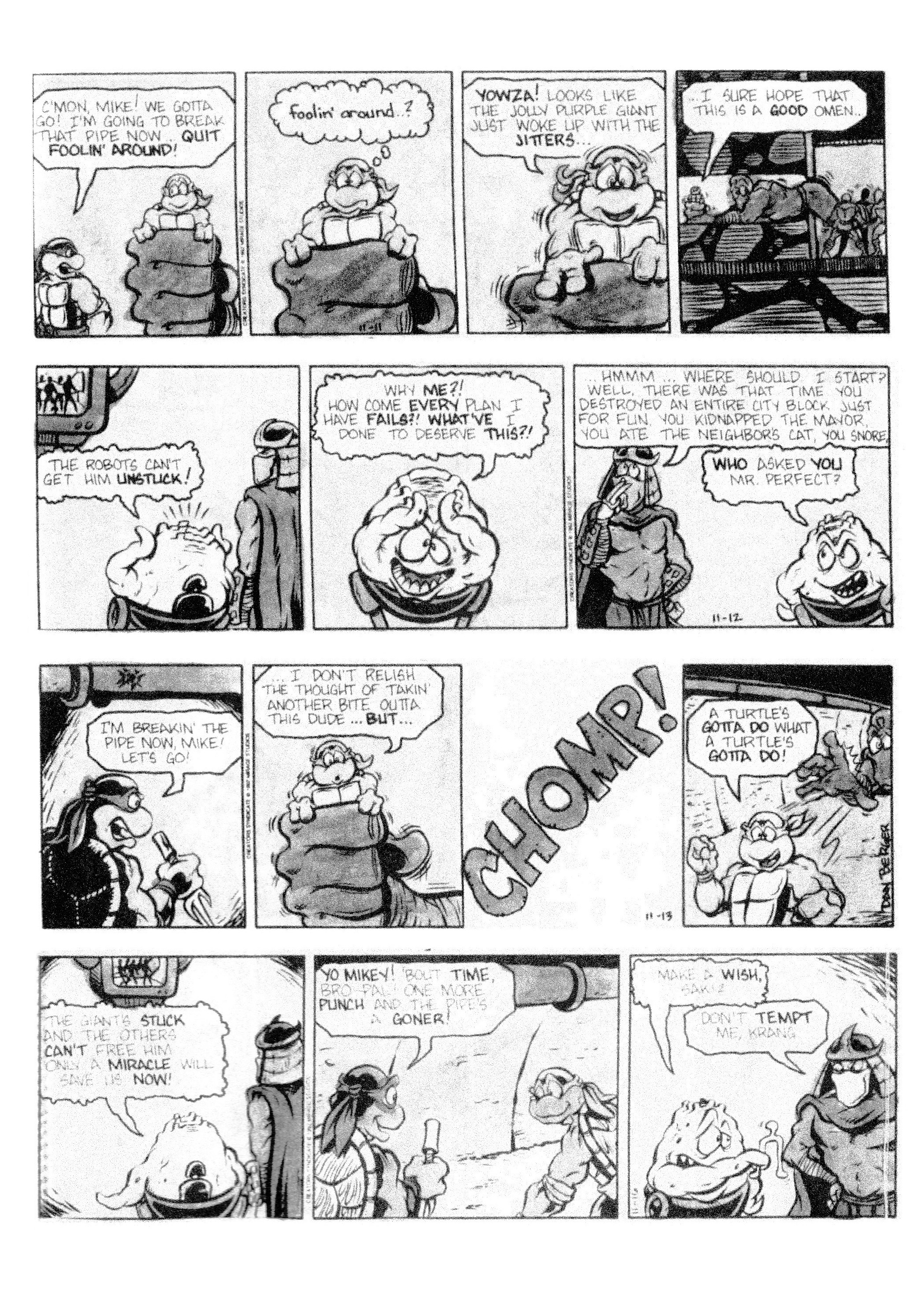 Read online Teenage Mutant Ninja Turtles: Complete Newspaper Daily Comic Strip Collection comic -  Issue # TPB 2 (Part 2) - 42