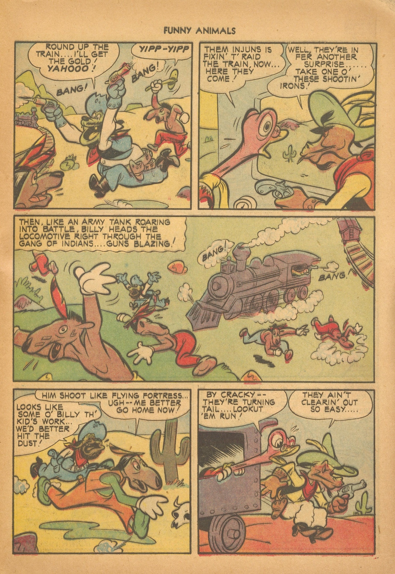 Read online Fawcett's Funny Animals comic -  Issue #12 - 51