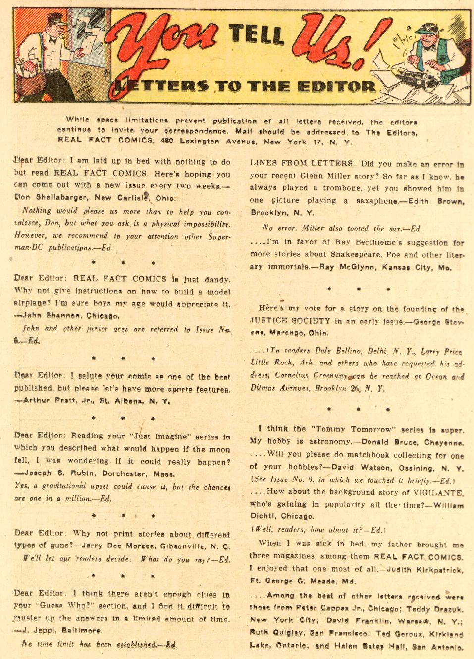 Read online Real Fact Comics comic -  Issue #11 - 38