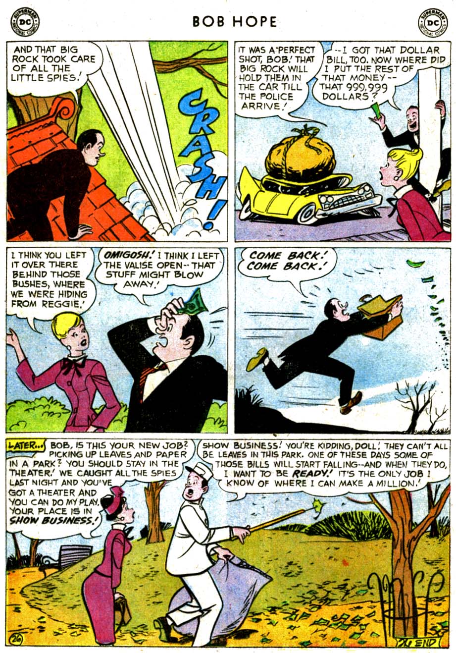 Read online The Adventures of Bob Hope comic -  Issue #62 - 32