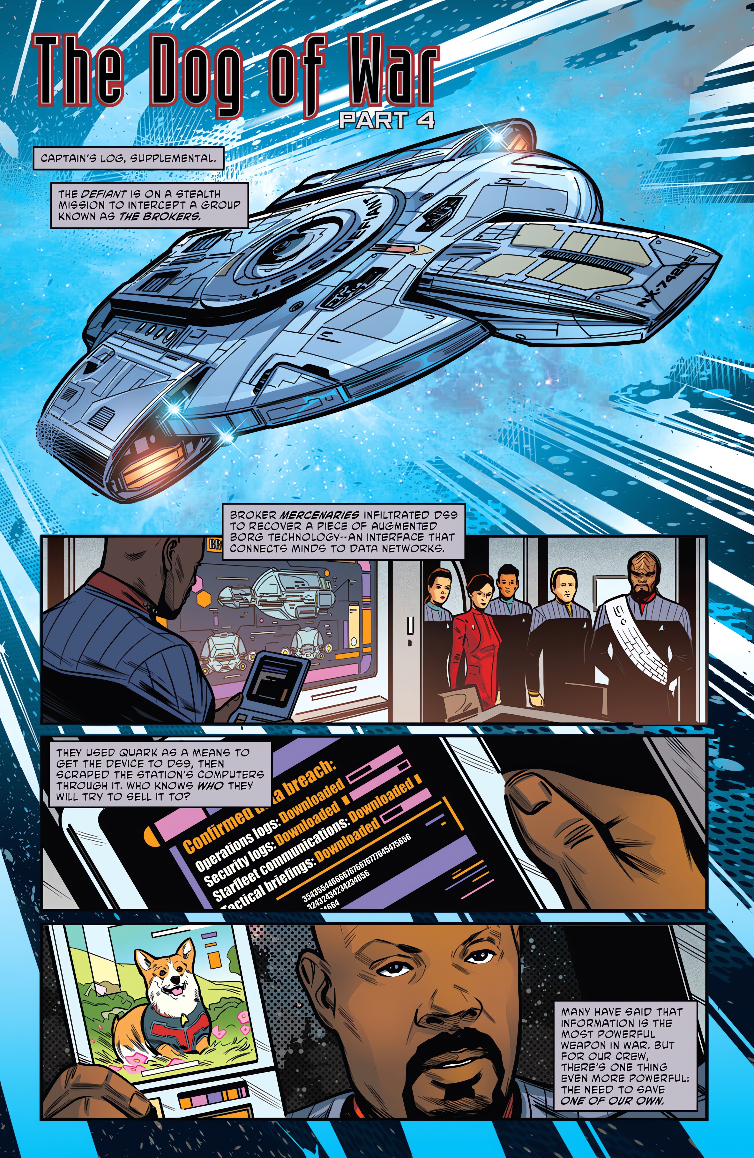 Read online Star Trek: Deep Space Nine - The Dog of War comic -  Issue #4 - 3