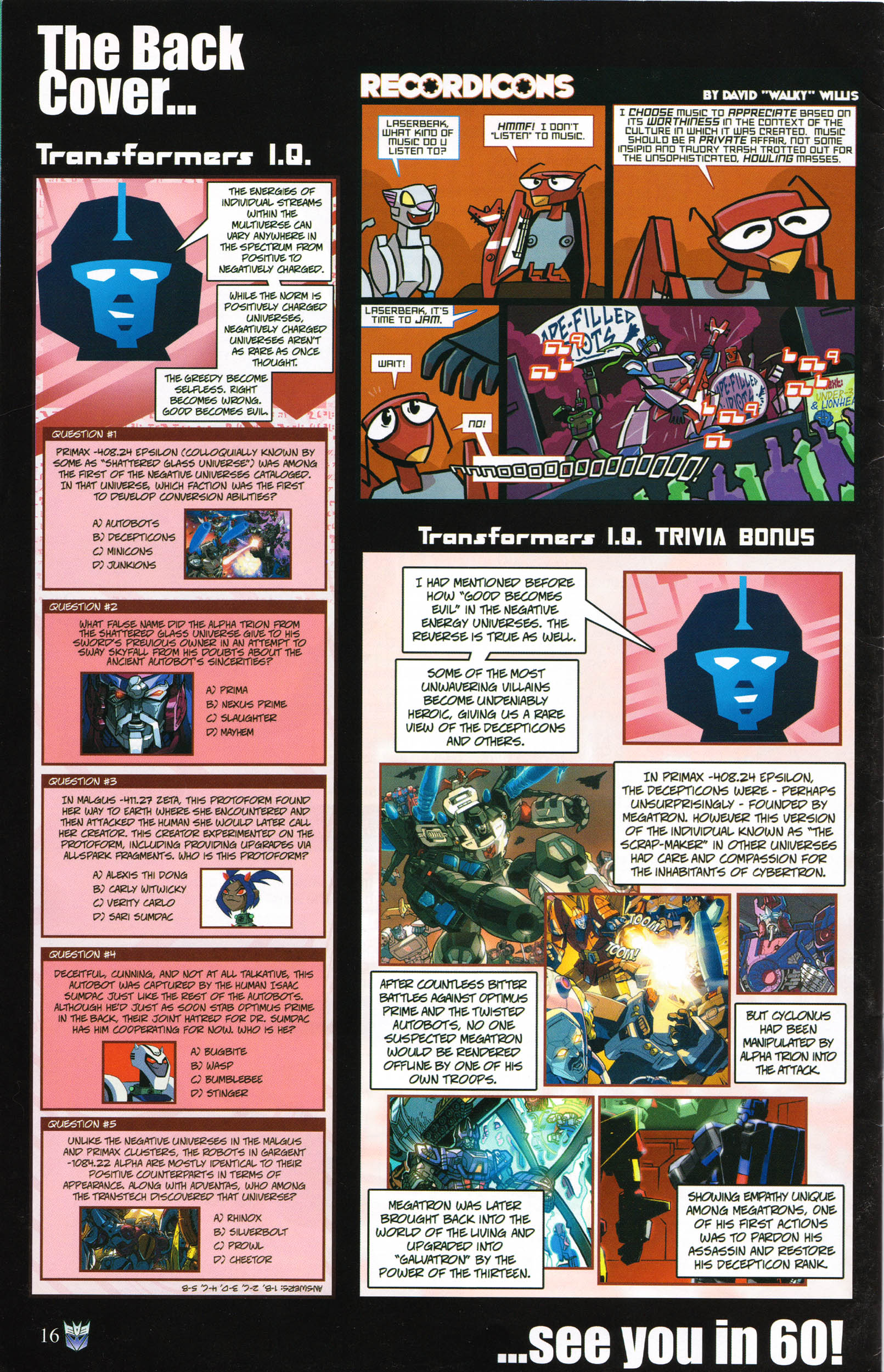 Read online Transformers: Collectors' Club comic -  Issue #58 - 16