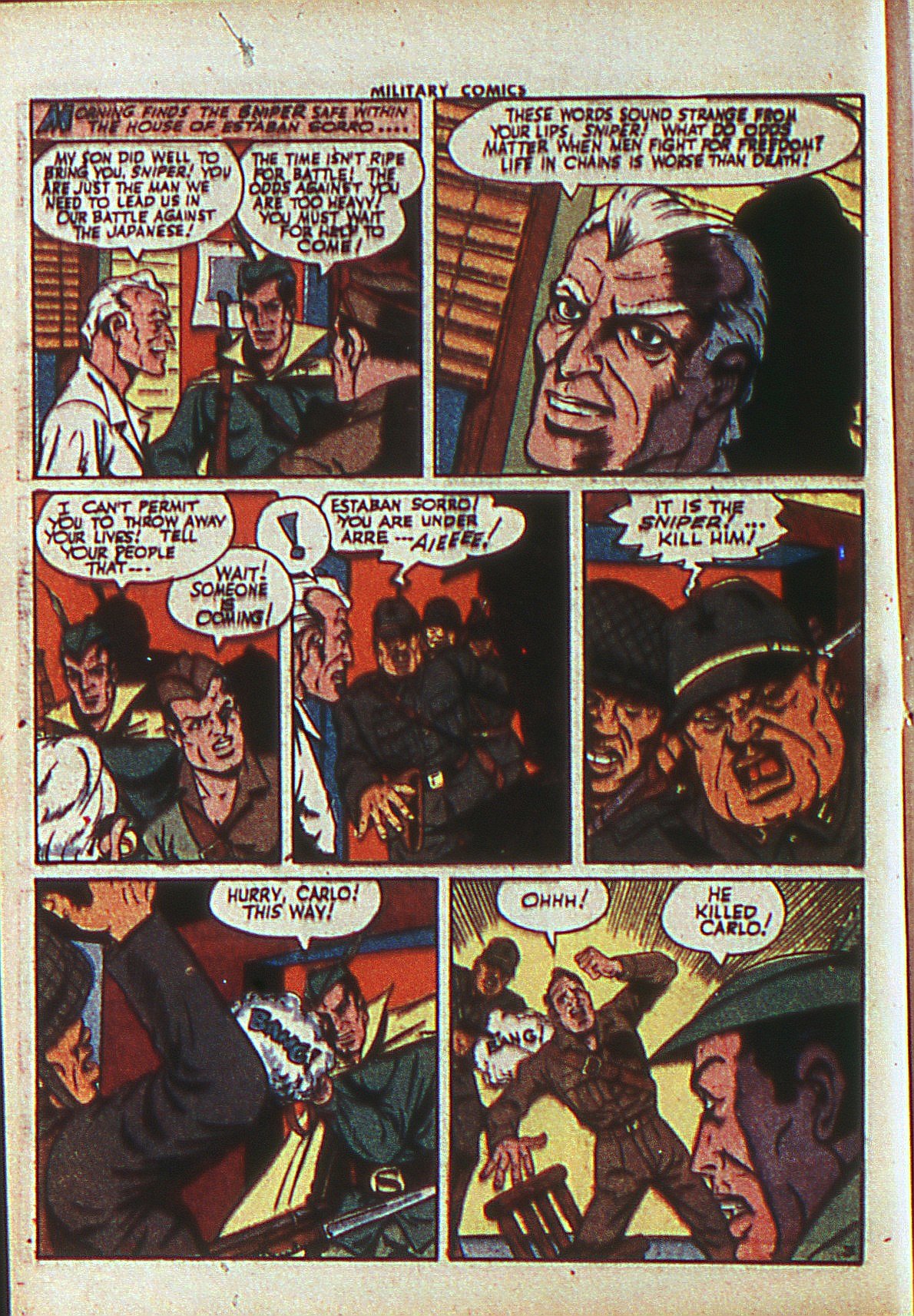 Read online Military Comics comic -  Issue #27 - 21