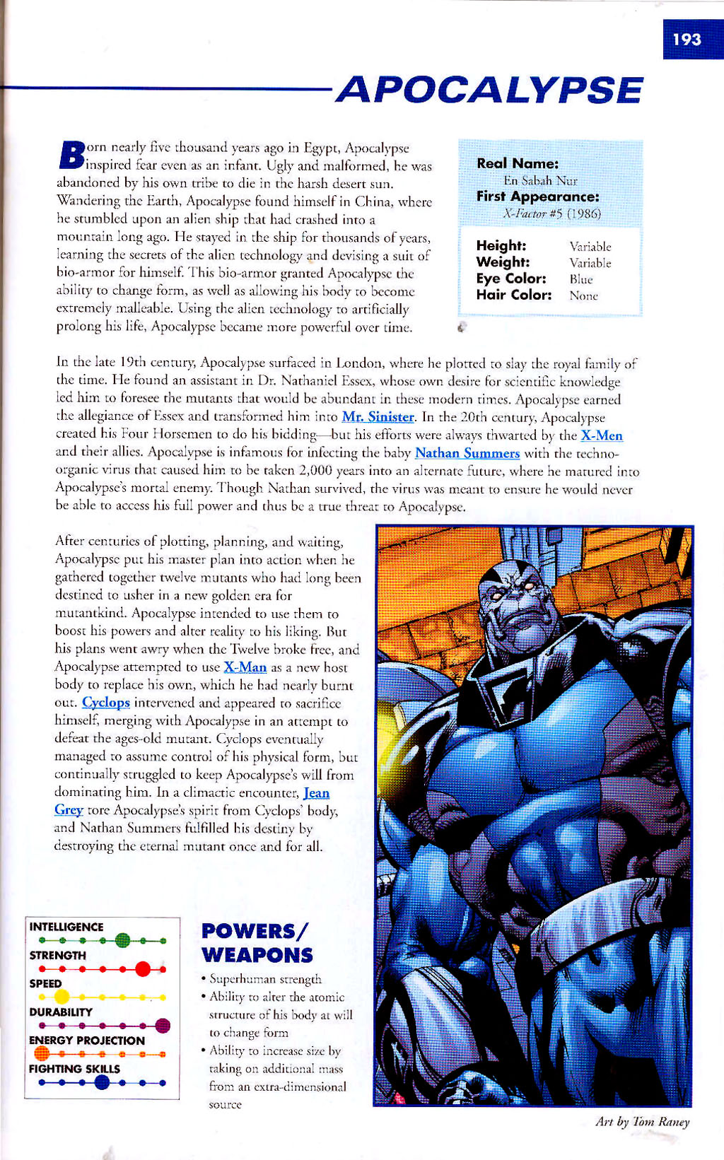 Read online Marvel Encyclopedia comic -  Issue # TPB 2 - 195