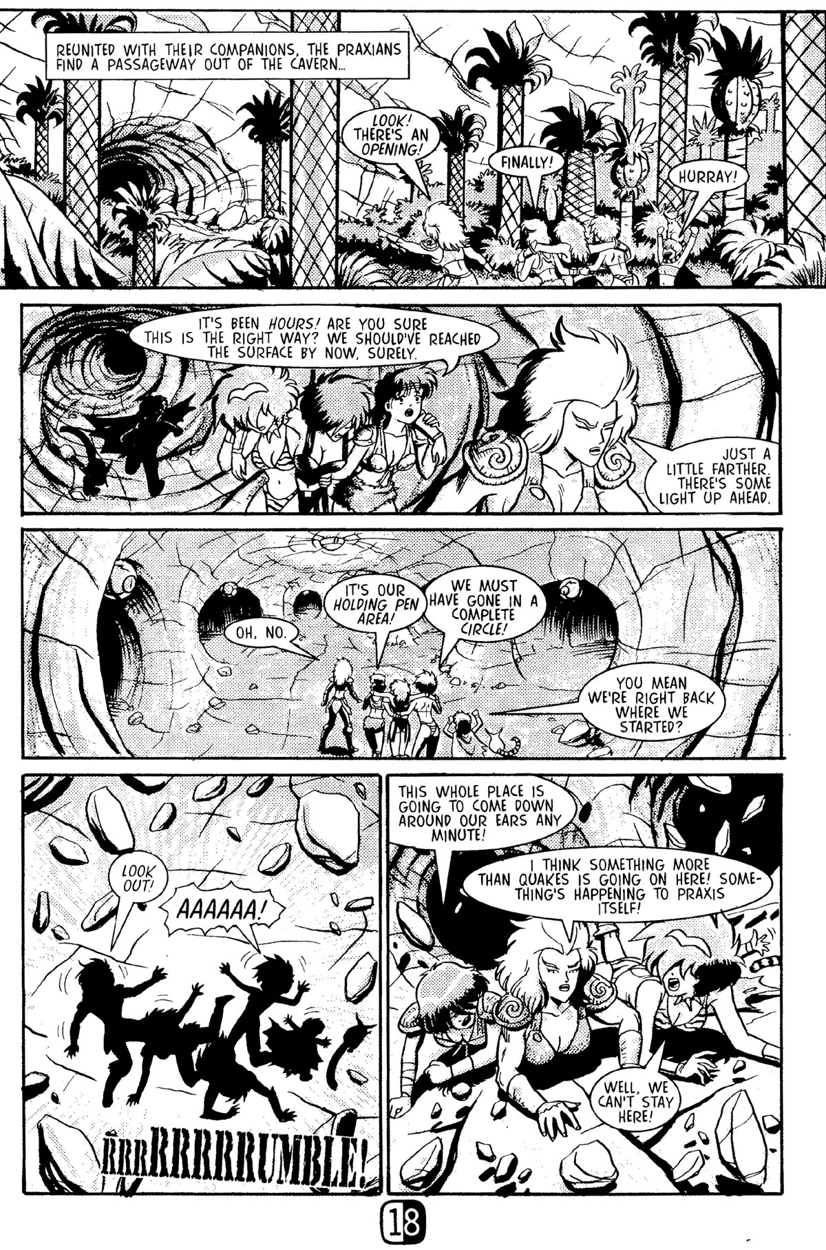Read online Robotech: Amazon World- Escape from Praxis comic -  Issue # Full - 24
