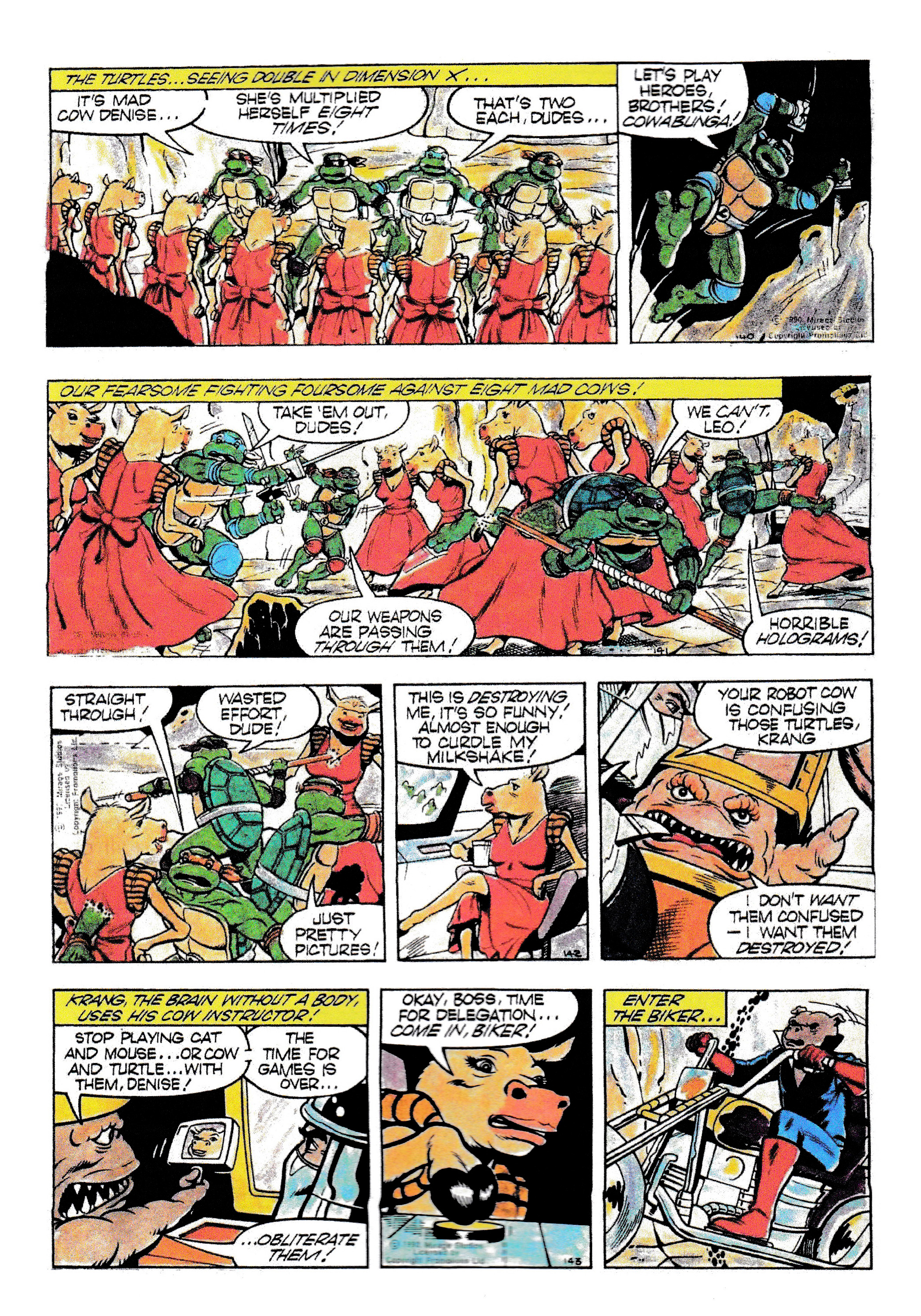 Read online Teenage Mutant Ninja Turtles: Complete Newspaper Daily Comic Strip Collection comic -  Issue # TPB 1 - 43