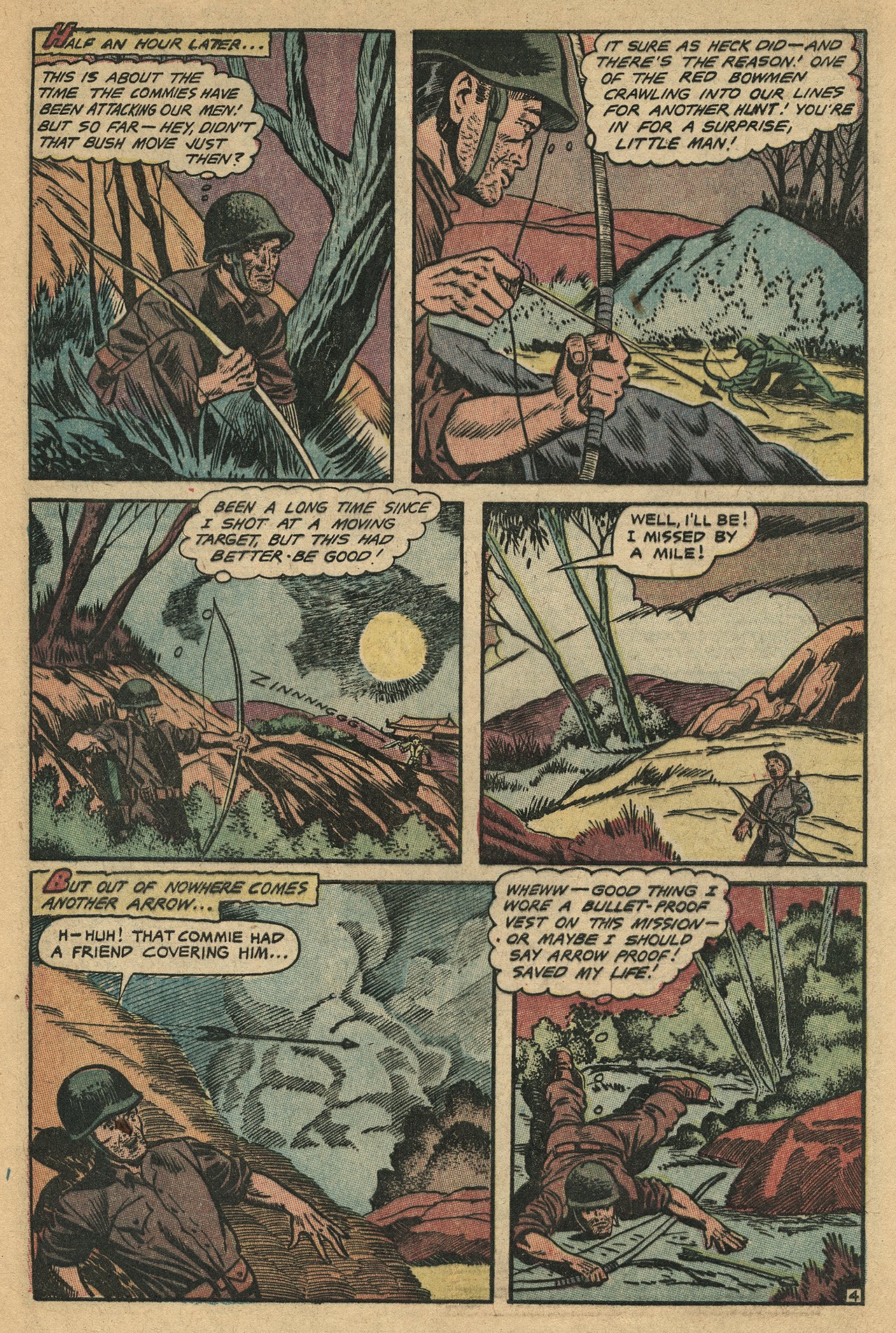 Read online Men in Action (1957) comic -  Issue #4 - 31