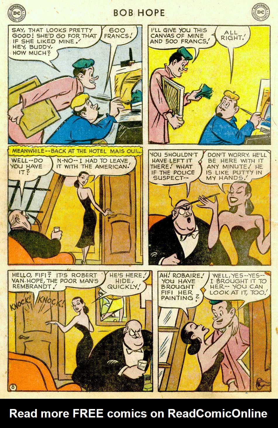 Read online The Adventures of Bob Hope comic -  Issue #19 - 10