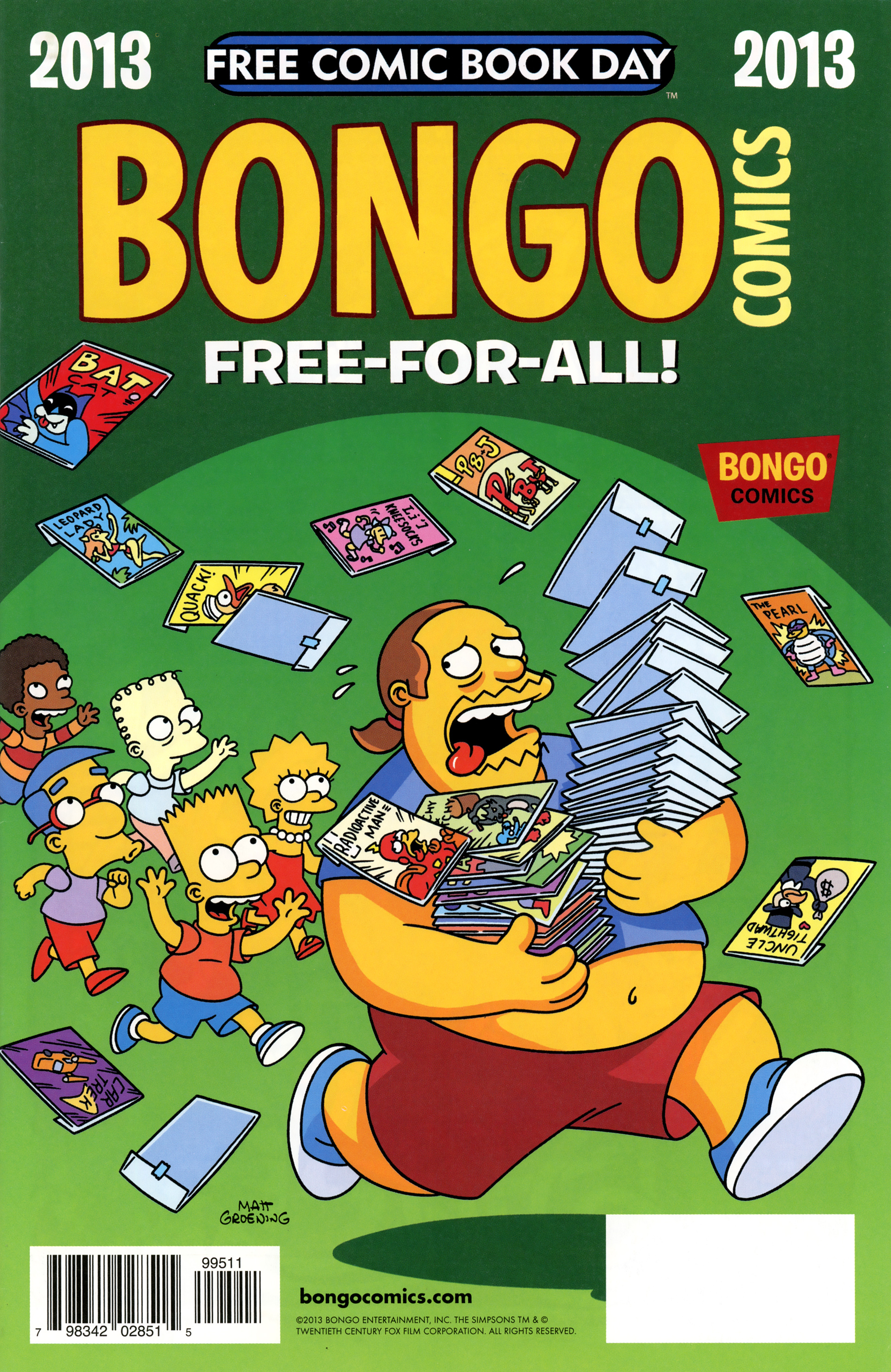 Read online Bongo Comics Free-For-All! comic -  Issue #2013 - 1
