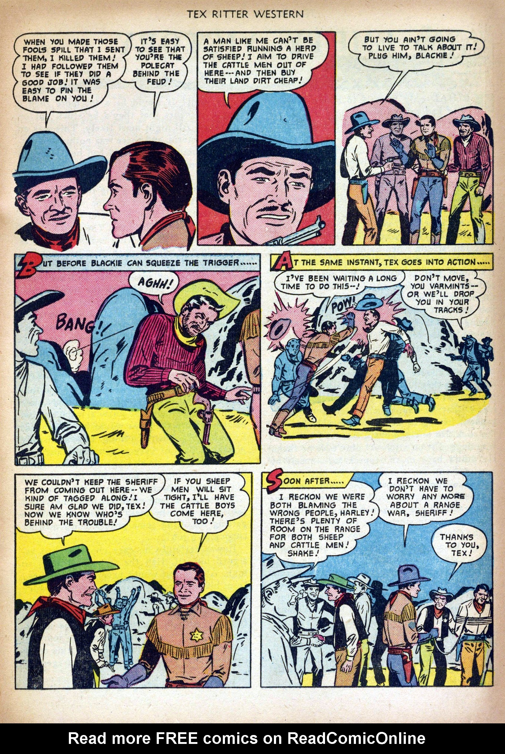 Read online Tex Ritter Western comic -  Issue #5 - 15
