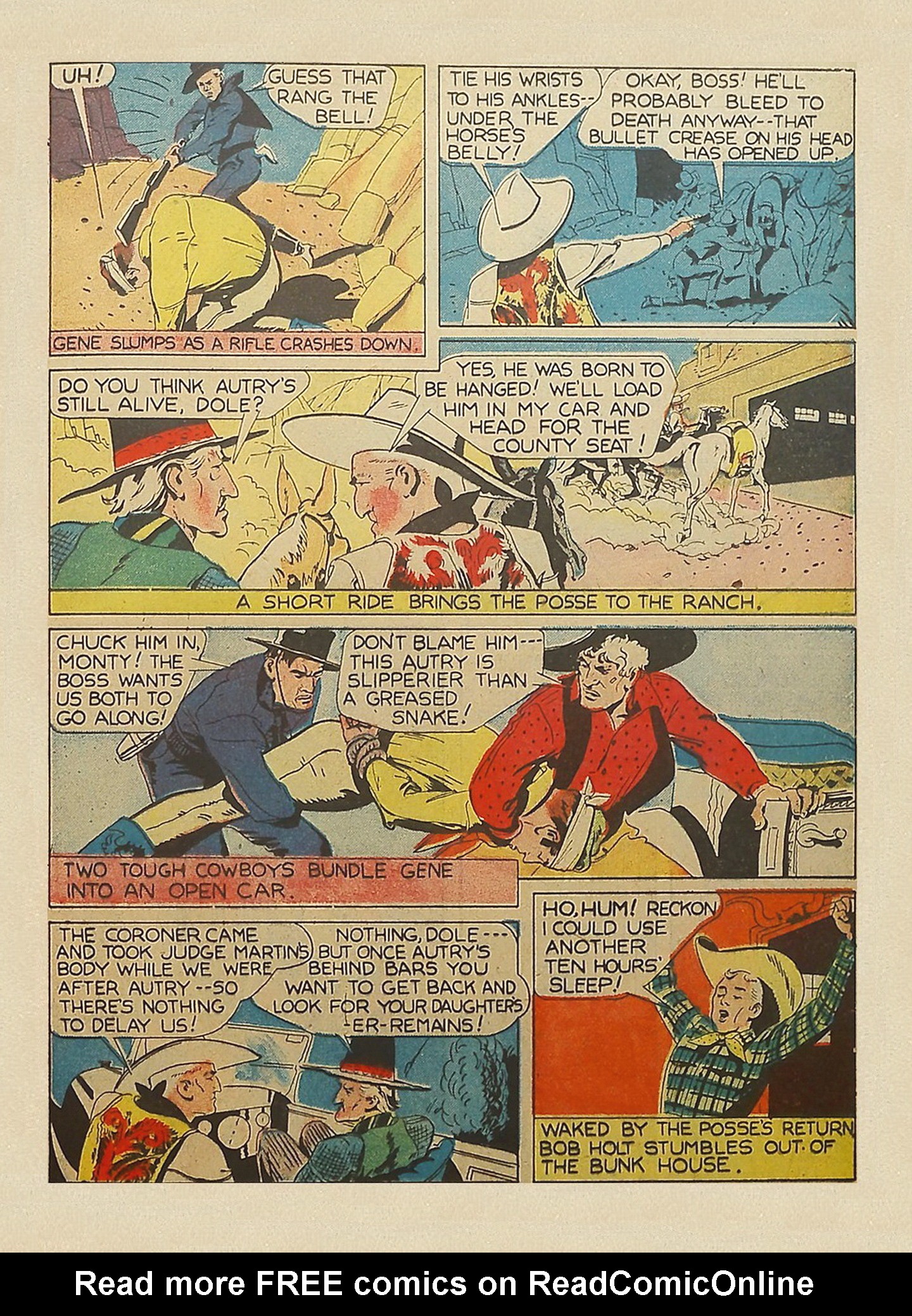 Read online Gene Autry Comics comic -  Issue #1 - 31