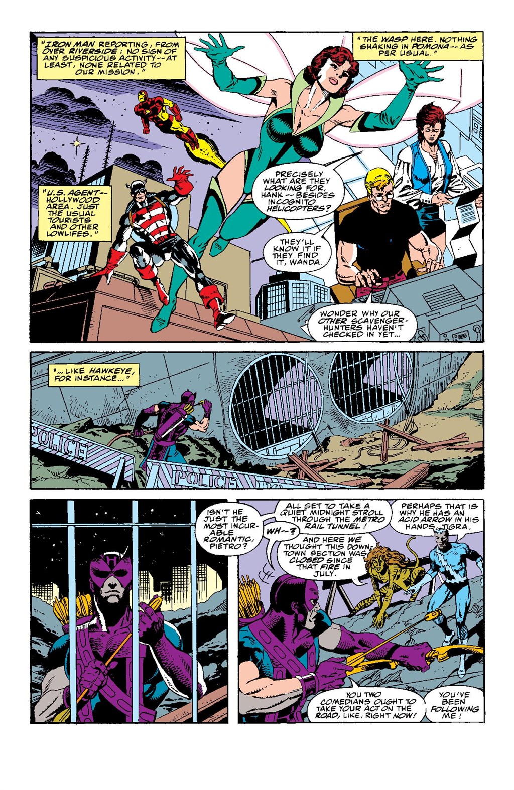 Read online Avengers West Coast Epic Collection: How The West Was Won comic -  Issue #Avengers West Coast Epic Collection California Screaming (Part 1) - 38