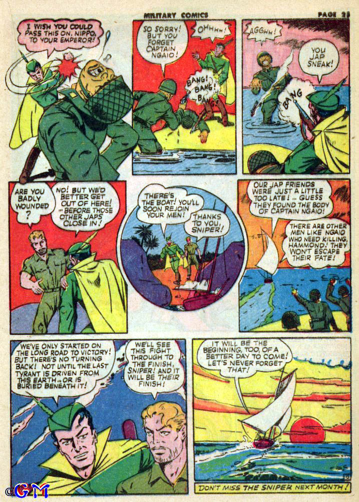 Read online Military Comics comic -  Issue #23 - 27