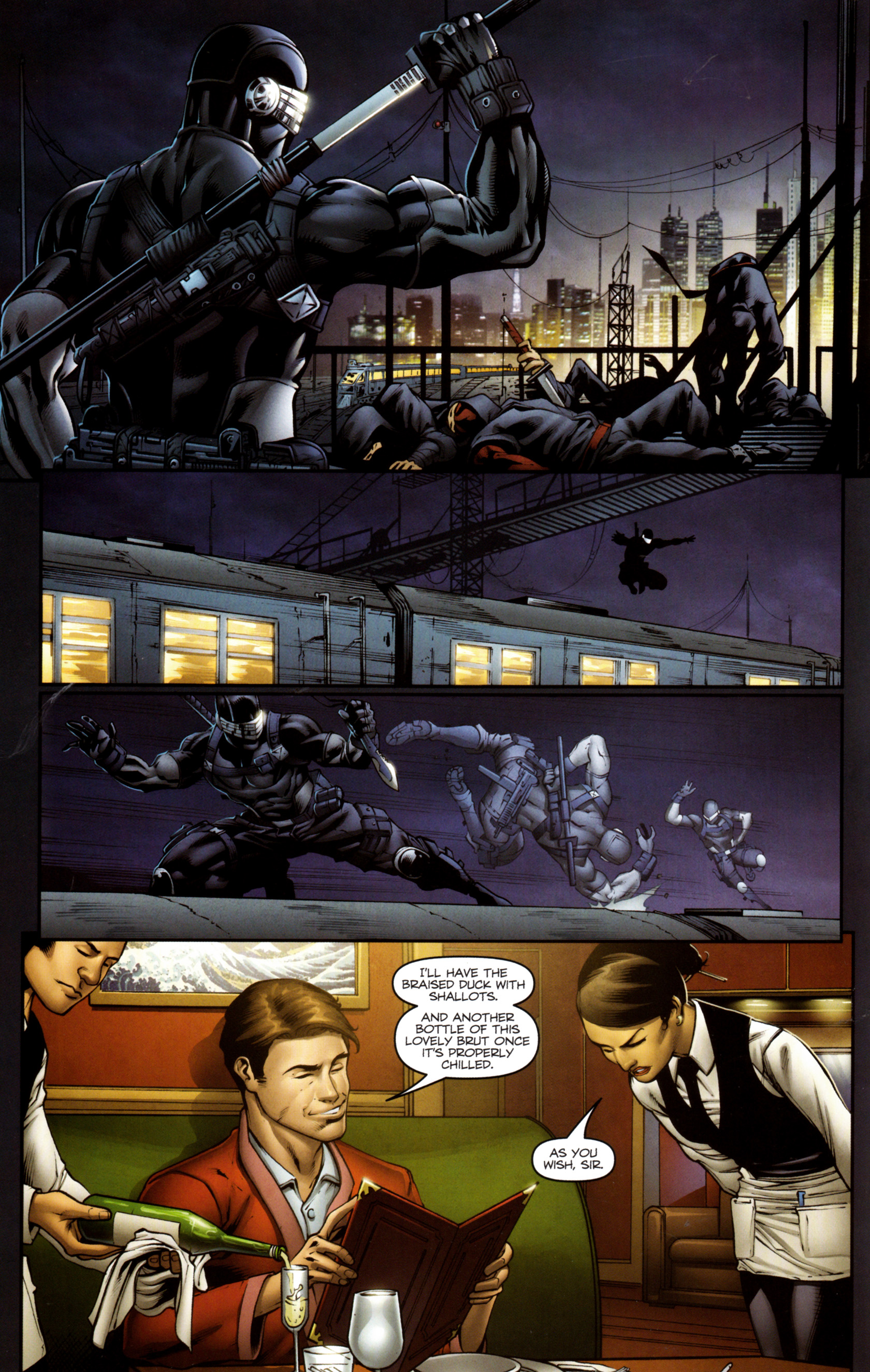 Read online Snake Eyes and Storm Shadow comic -  Issue #13 - 17