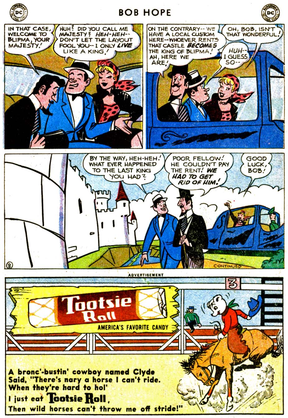 Read online The Adventures of Bob Hope comic -  Issue #58 - 10