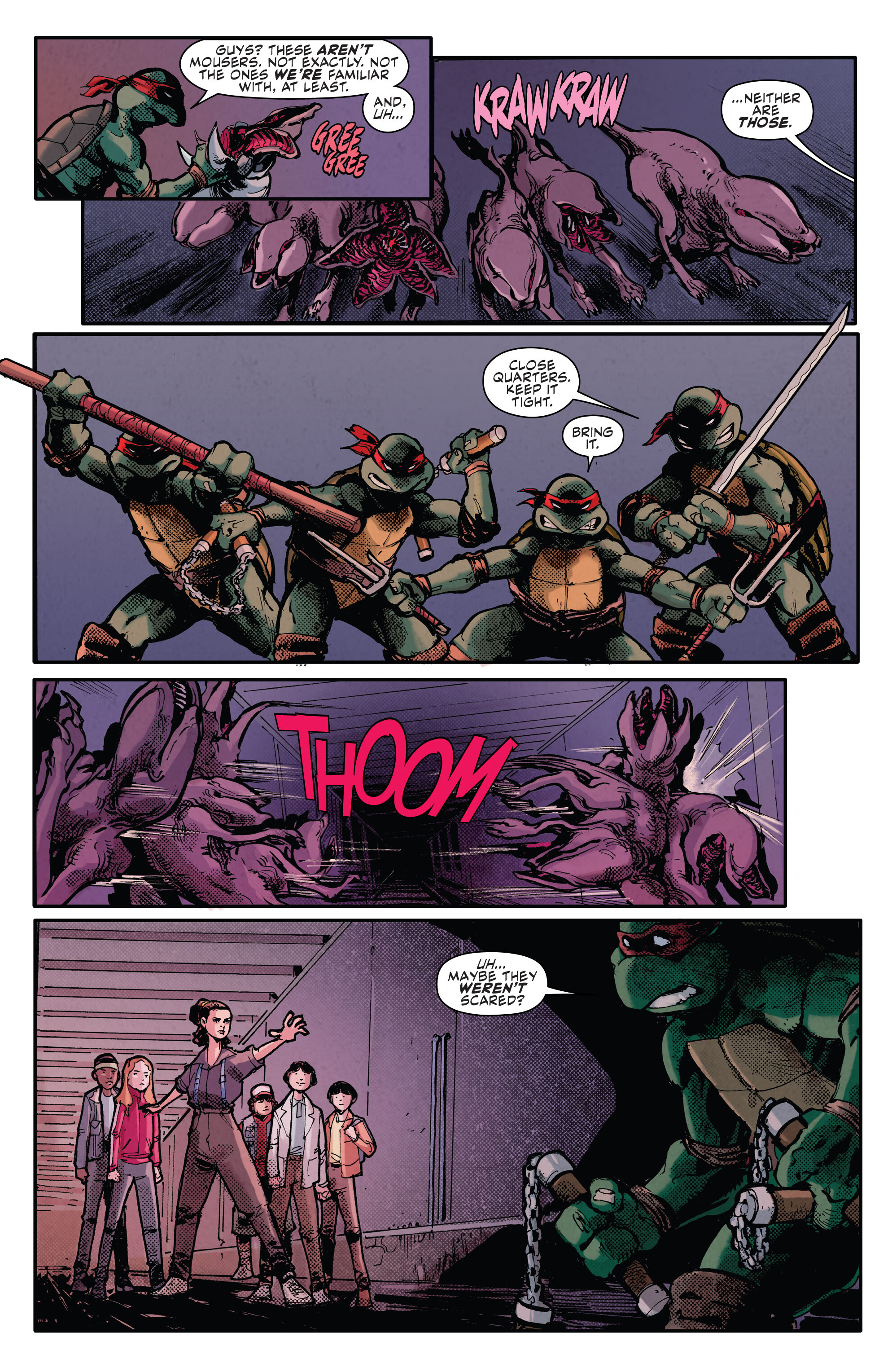 Read online Teenage Mutant Ninja Turtles x Stranger Things comic -  Issue #1 - 10