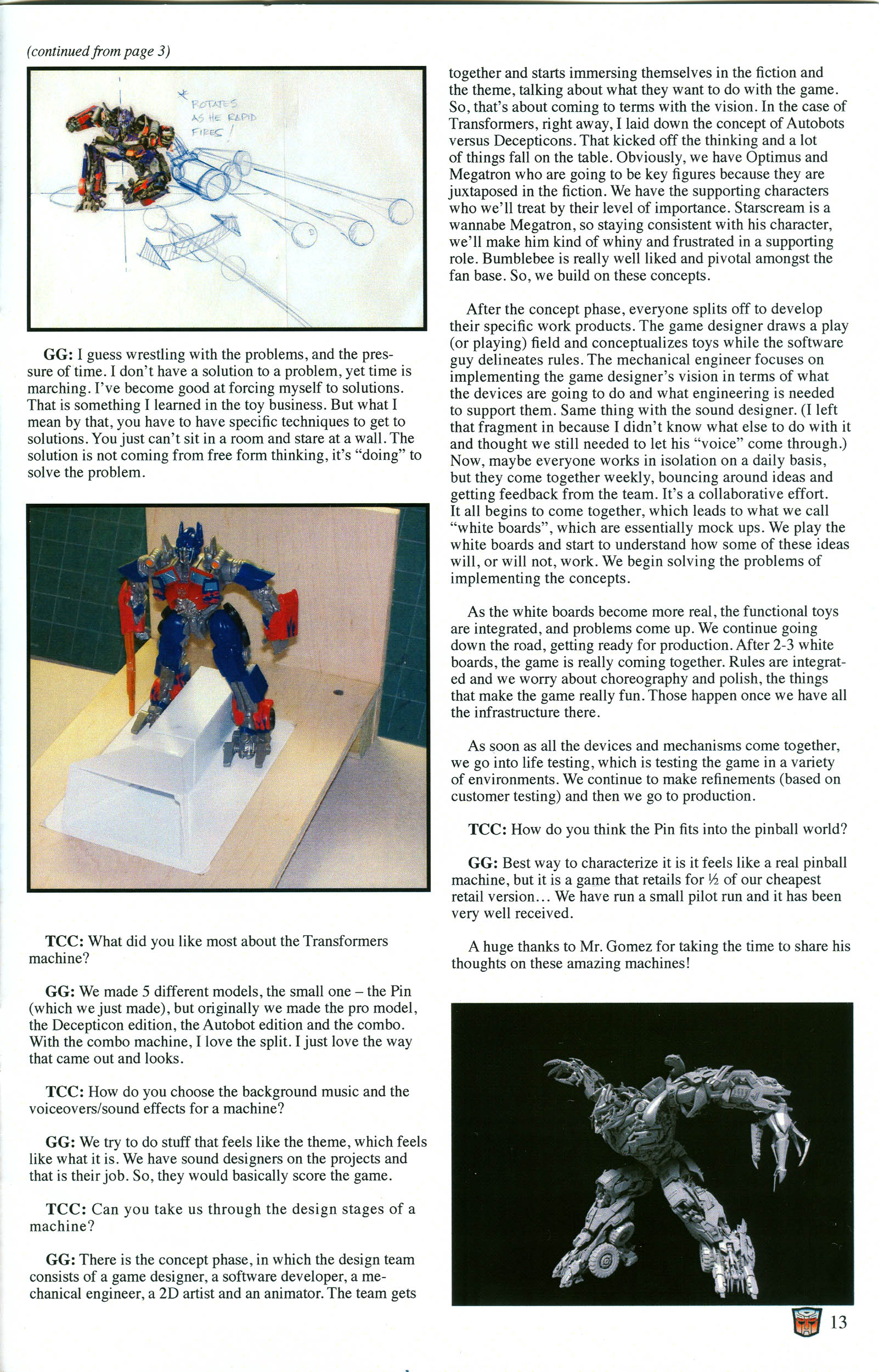 Read online Transformers: Collectors' Club comic -  Issue #52 - 13